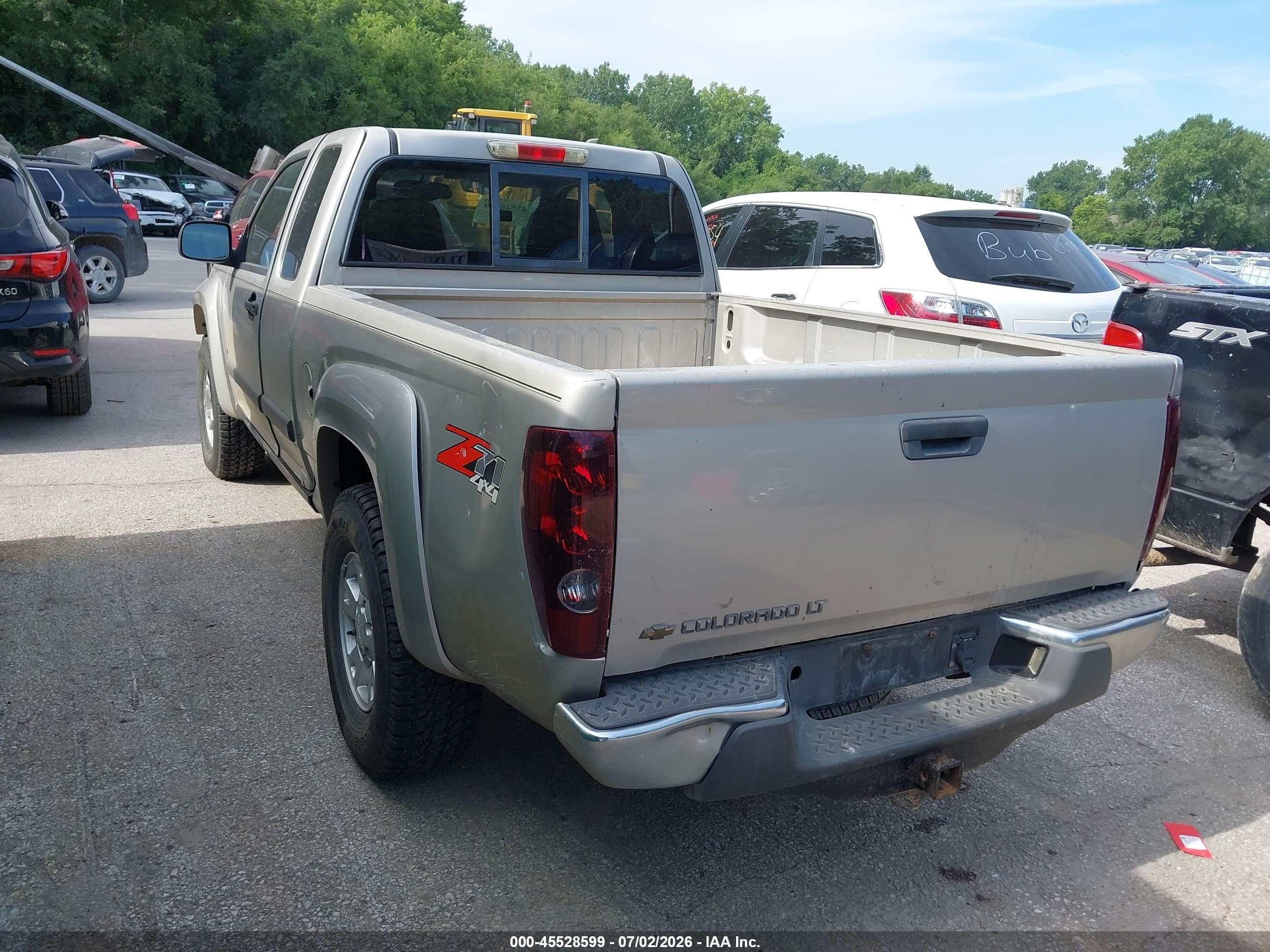 2008 Chevrolet Colorado Lt Gray vin: 1GCDT19E588128860