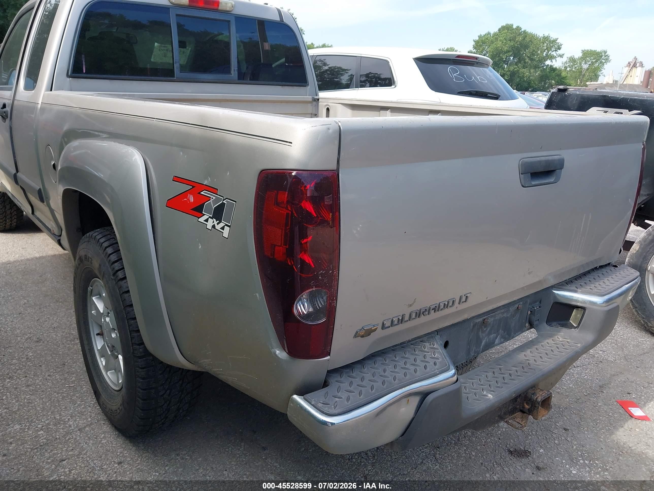 2008 Chevrolet Colorado Lt Gray vin: 1GCDT19E588128860