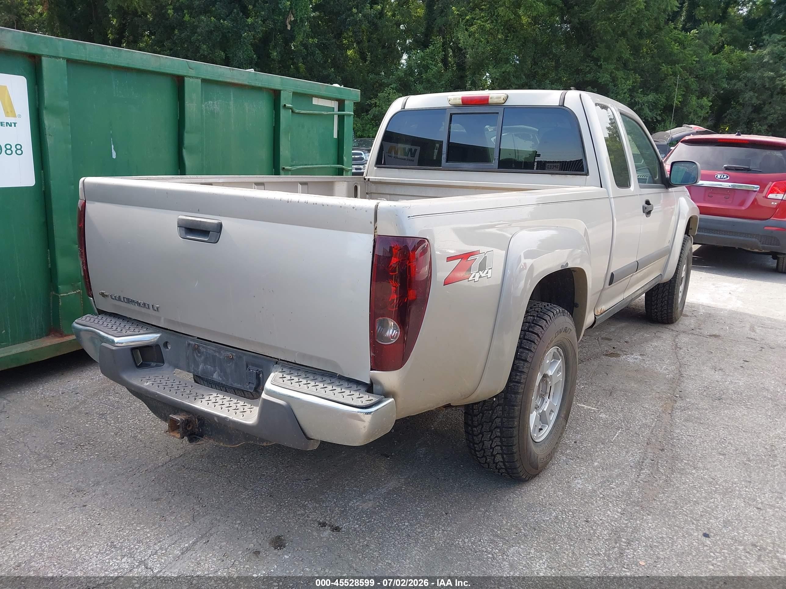 2008 Chevrolet Colorado Lt Gray vin: 1GCDT19E588128860