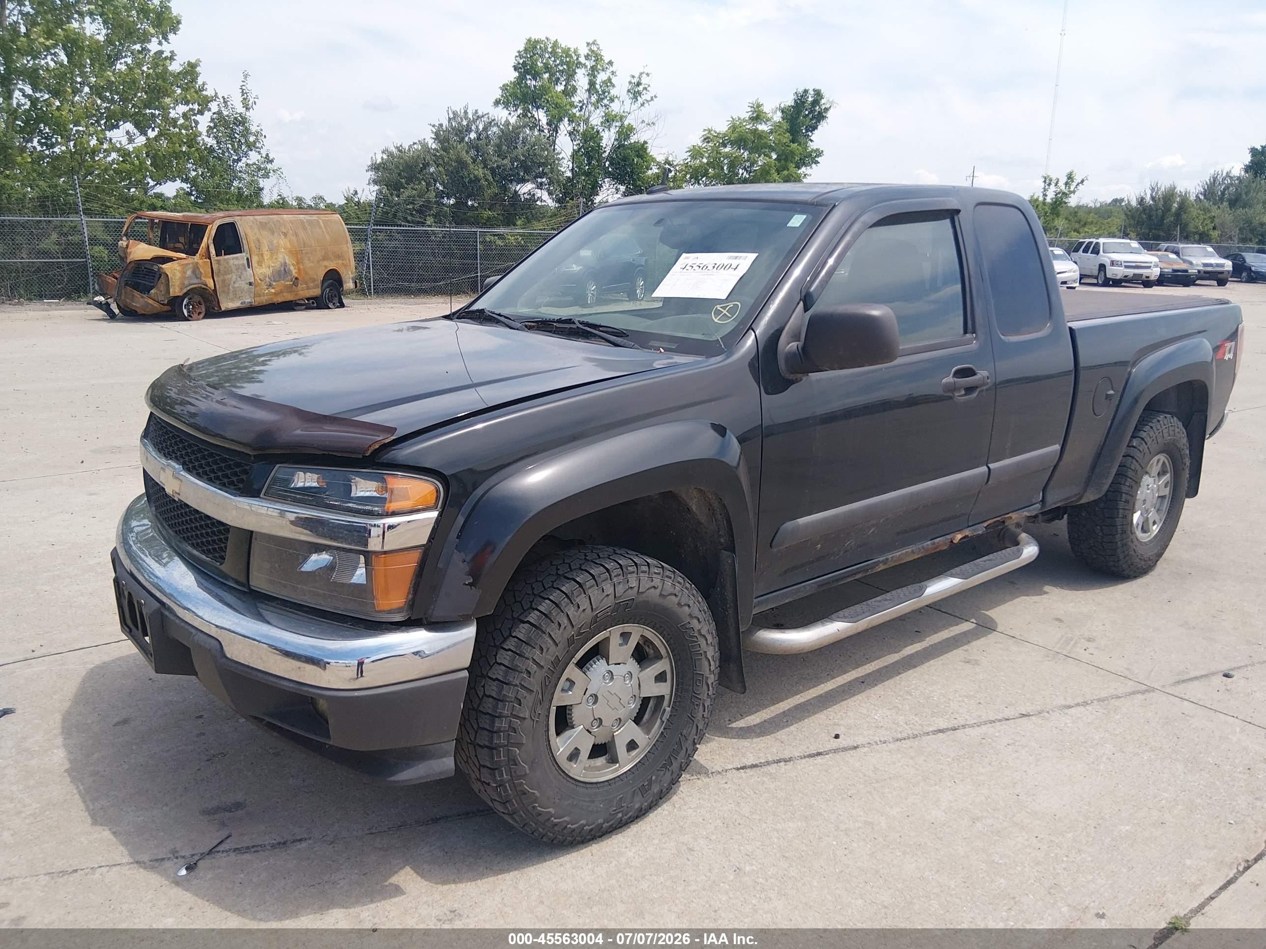 2008 Chevrolet Colorado Lt Black vin: 1GCDT19E588159610