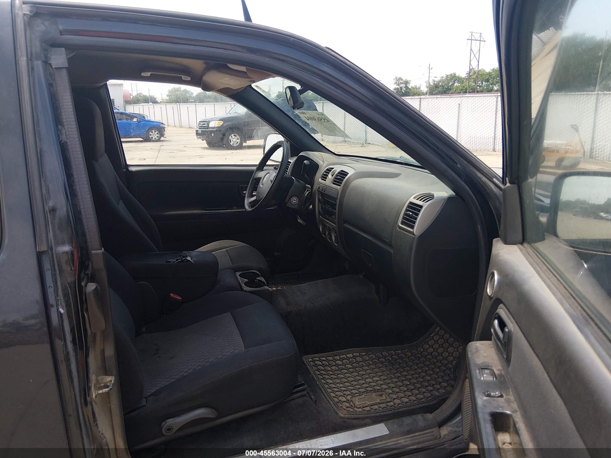 2008 Chevrolet Colorado Lt Black vin: 1GCDT19E588159610