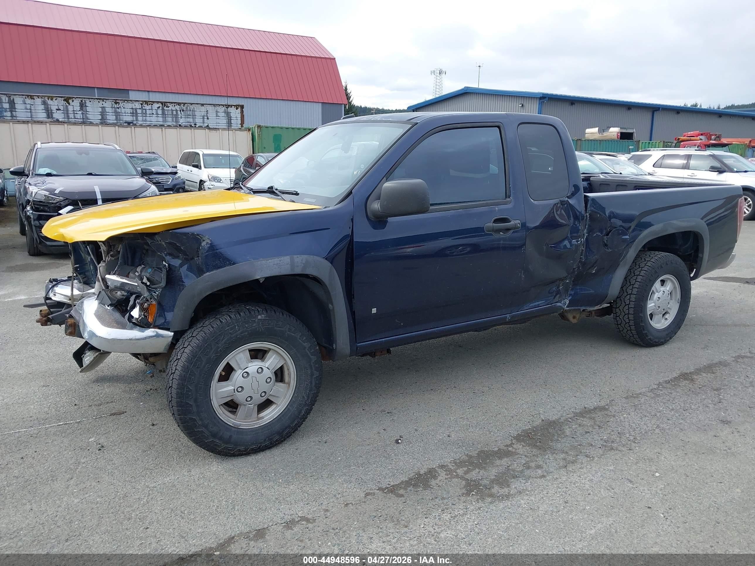 2007 Chevrolet Colorado Lt Blue vin: 1GCDT19E778145433