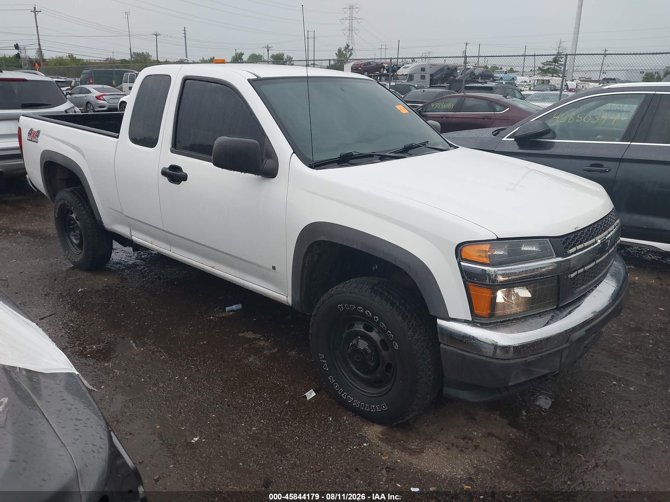 2008 Chevrolet Colorado Work Truck White vin: 1GCDT19E788165215