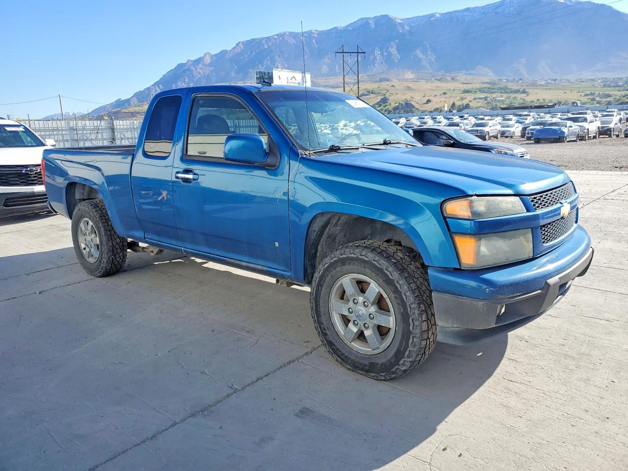 2009 Chevrolet Colorado Blue vin: 1GCDT19E798122219