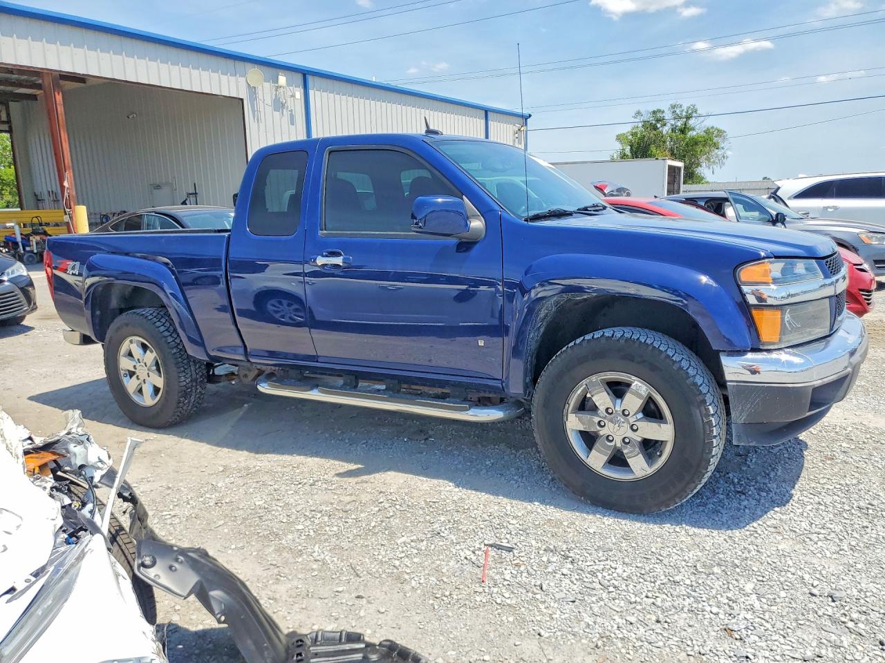 2009 Chevrolet Colorado Blue vin: 1GCDT19E898138414