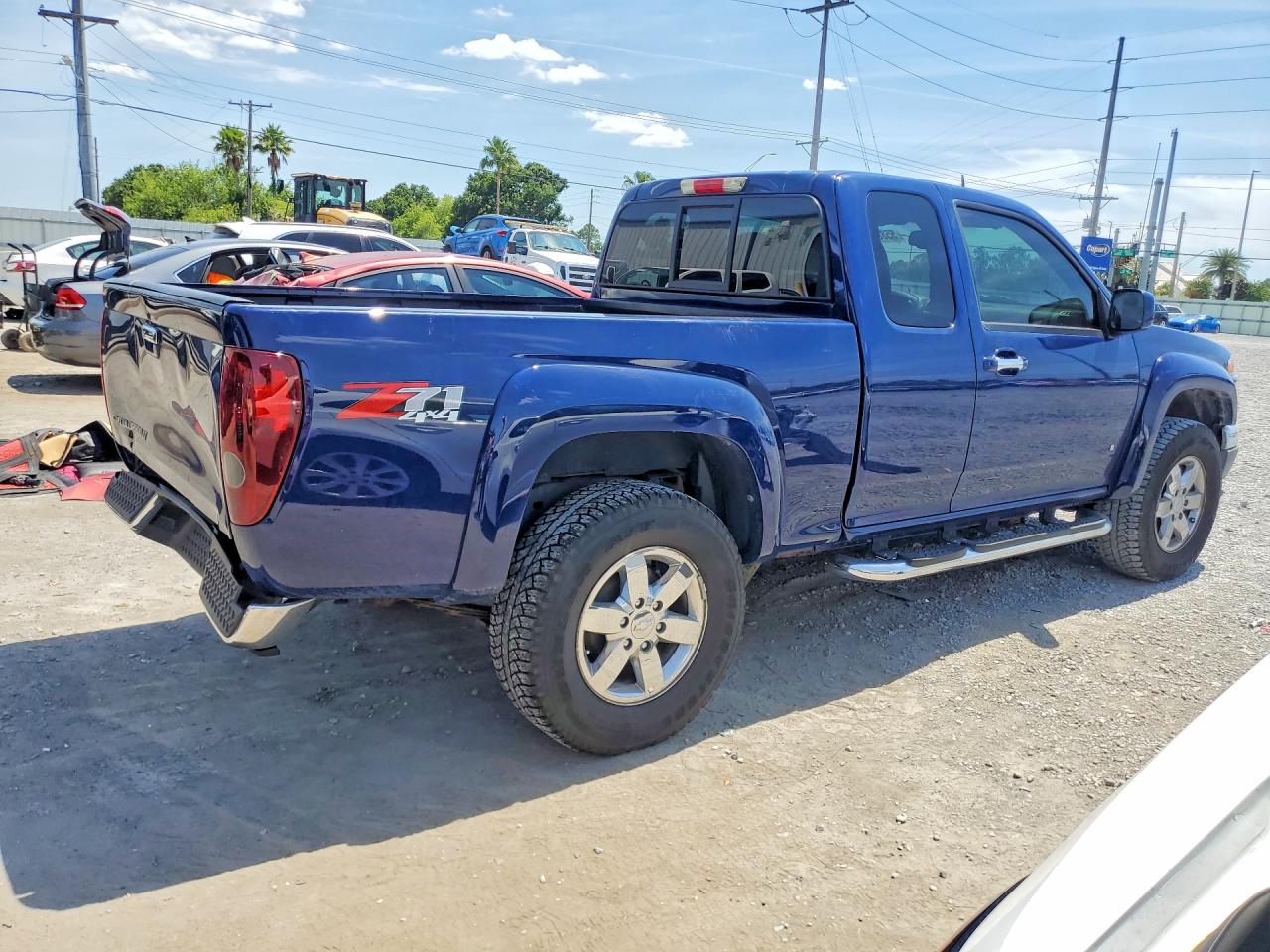 2009 Chevrolet Colorado Blue vin: 1GCDT19E898138414