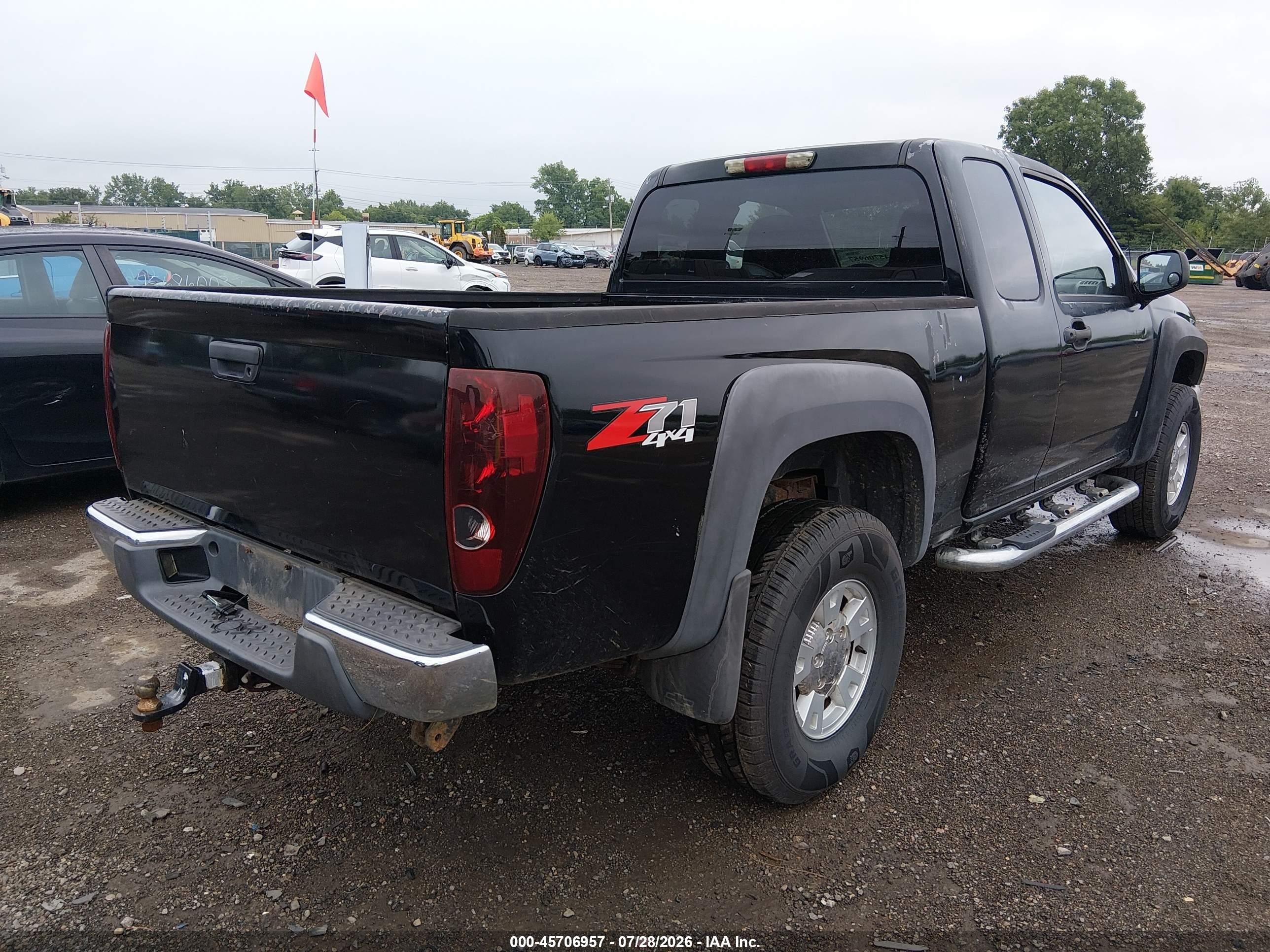 2007 Chevrolet Colorado Lt Black vin: 1GCDT19E978252547