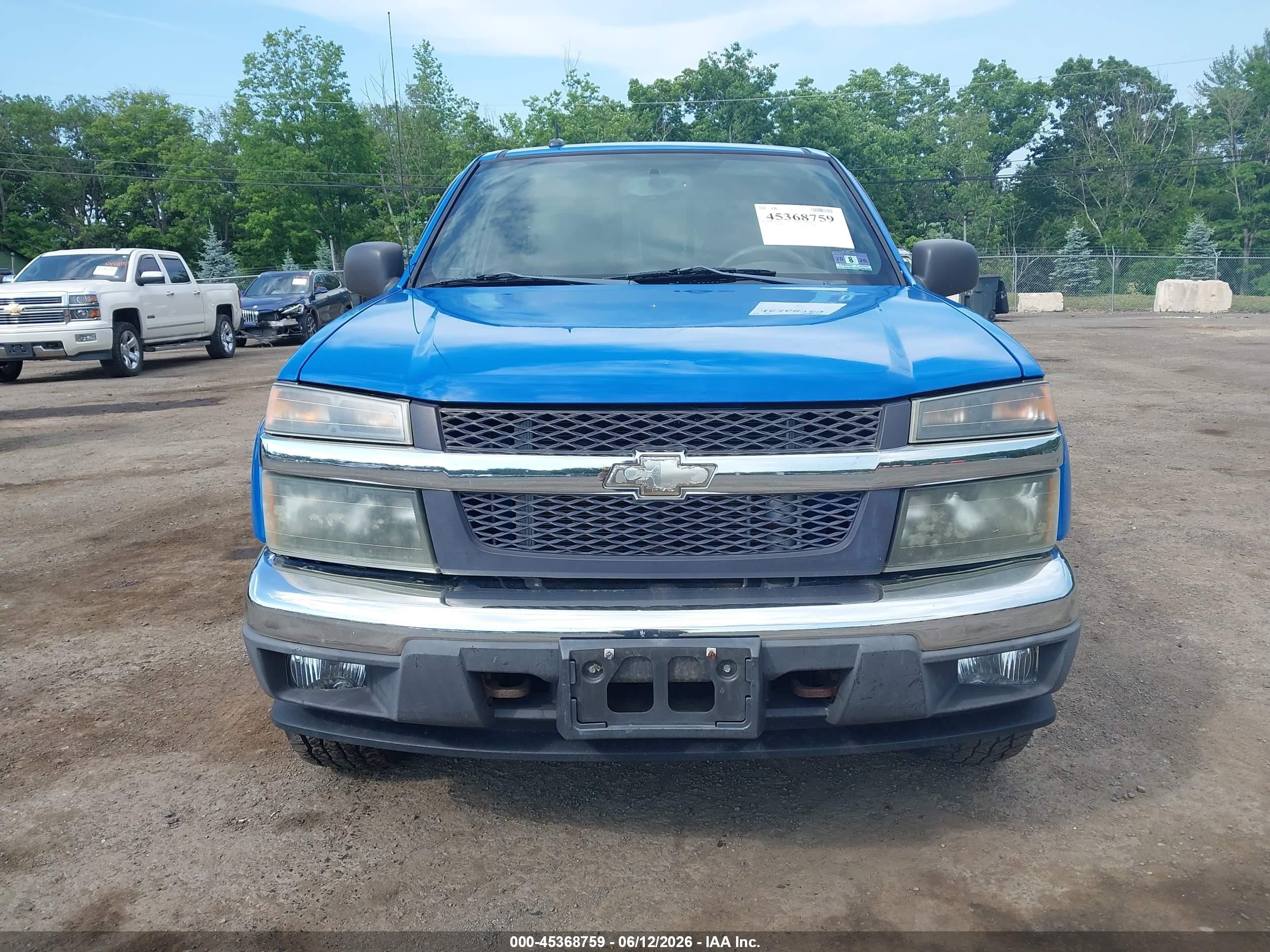 2008 Chevrolet Colorado Lt Синий vin: 1GCDT19E988138212