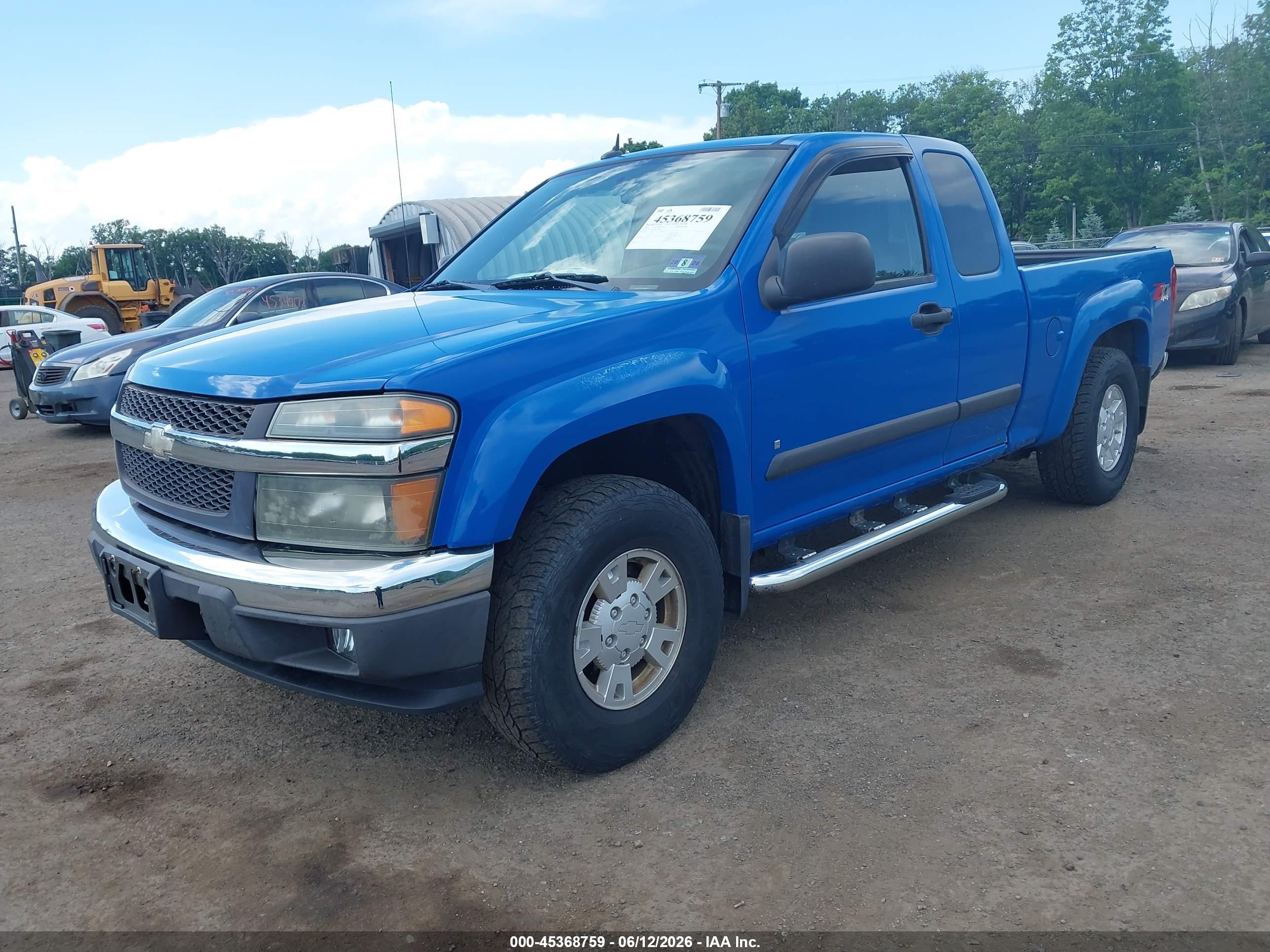 2008 Chevrolet Colorado Lt Синий vin: 1GCDT19E988138212