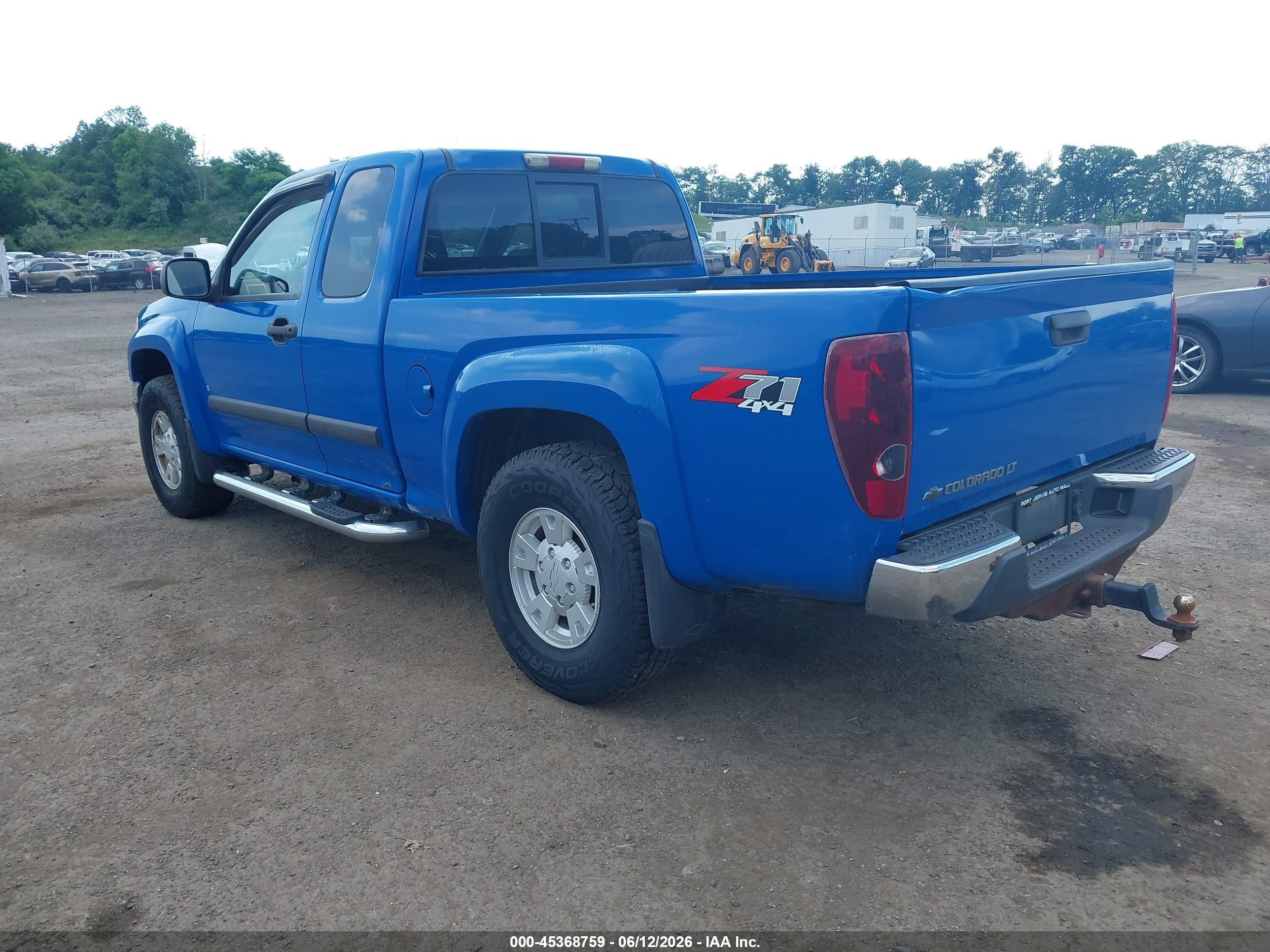 2008 Chevrolet Colorado Lt Синий vin: 1GCDT19E988138212