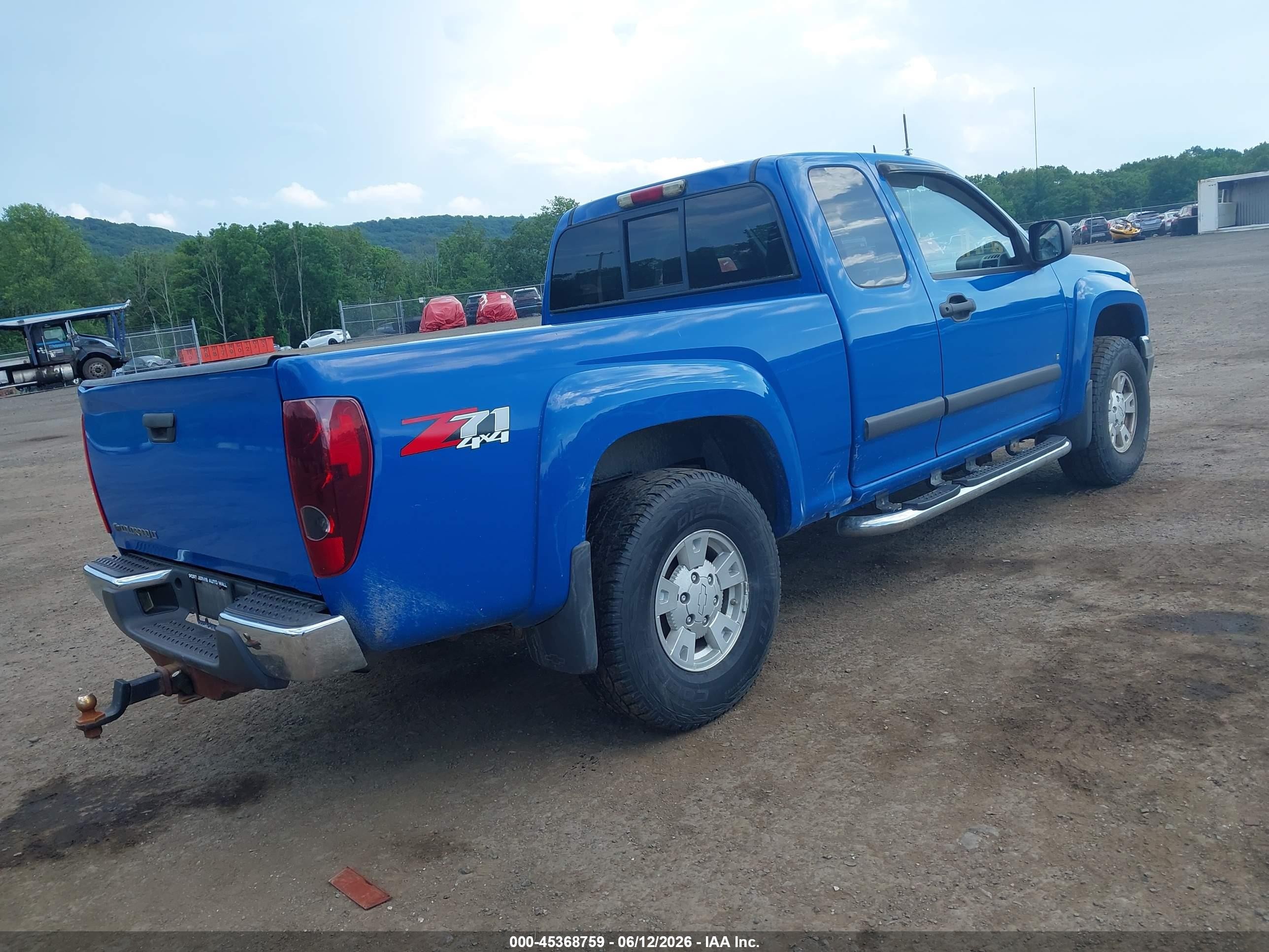 2008 Chevrolet Colorado Lt Синий vin: 1GCDT19E988138212
