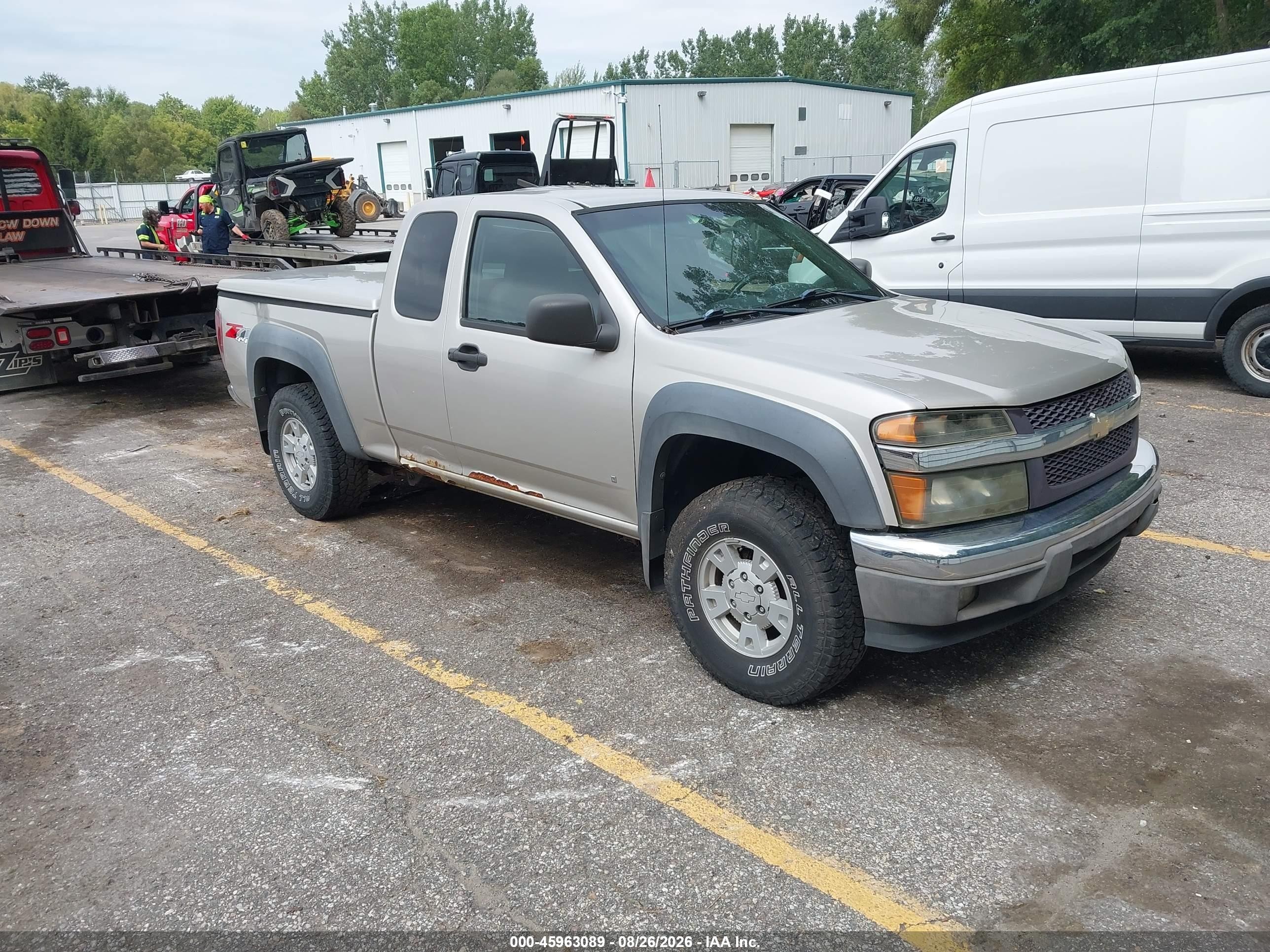 2007 Chevrolet Colorado   Silver vin: 1GCDT19EX78119666