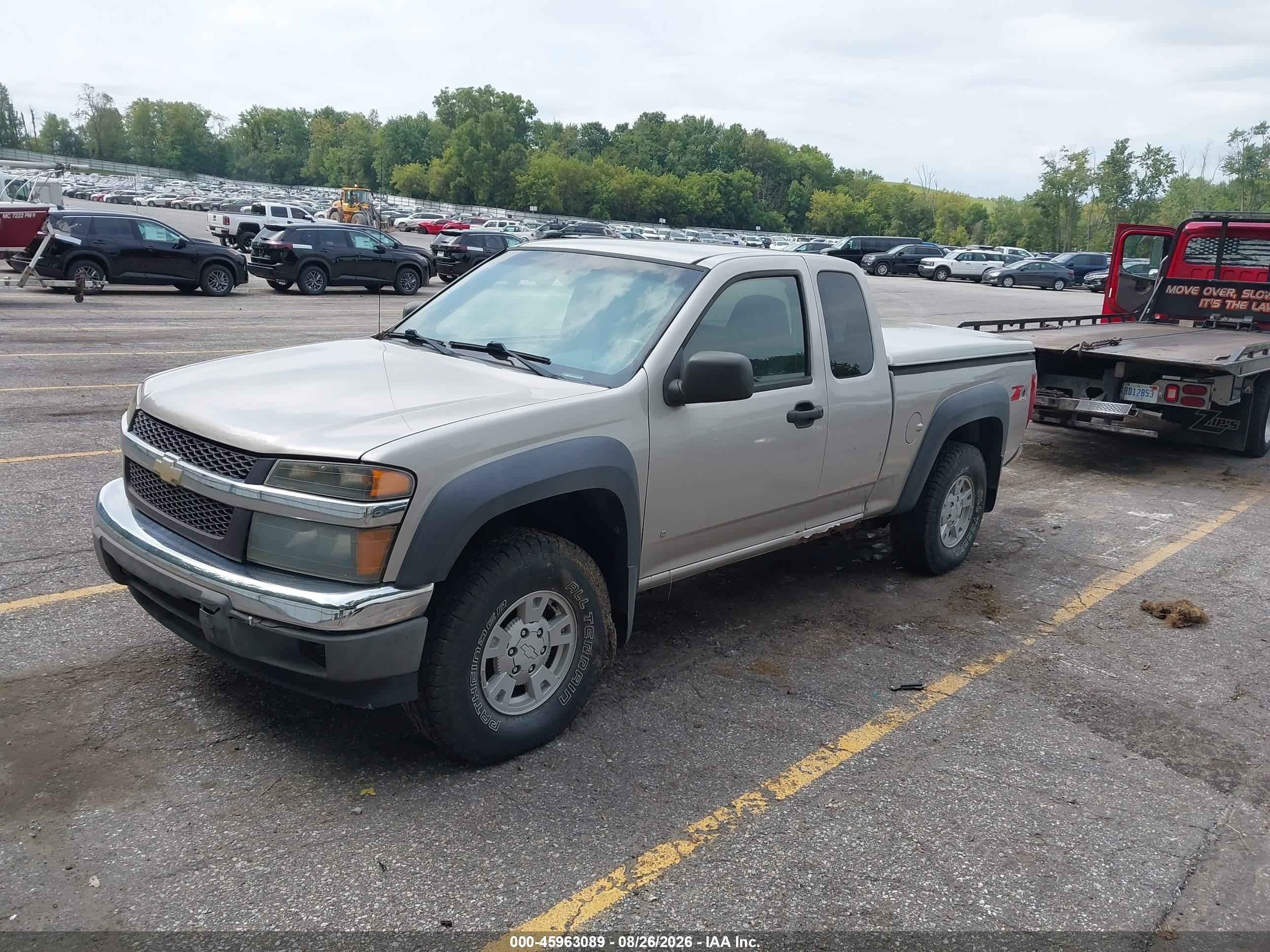 2007 Chevrolet Colorado   Silver vin: 1GCDT19EX78119666