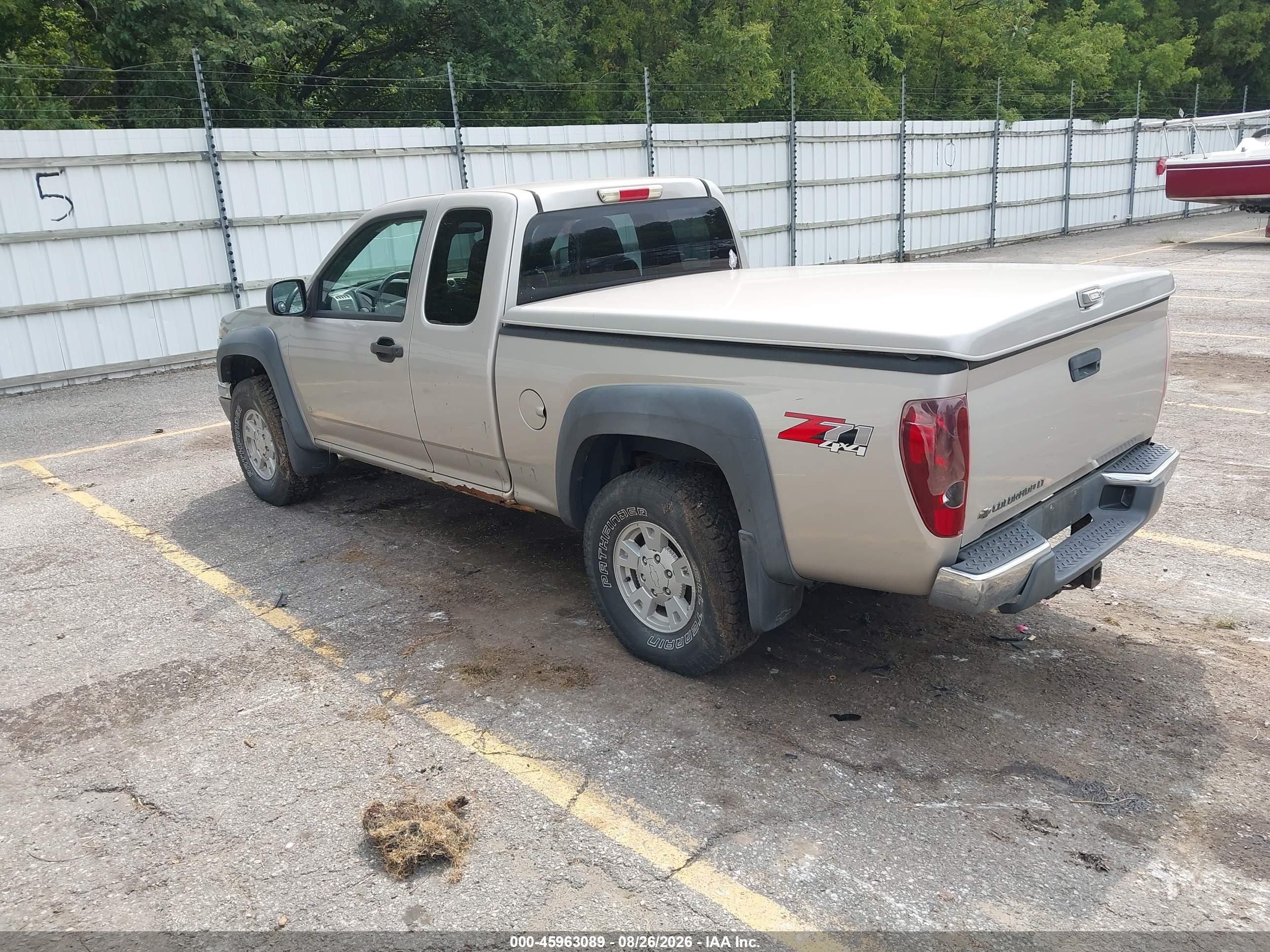 2007 Chevrolet Colorado   Silver vin: 1GCDT19EX78119666