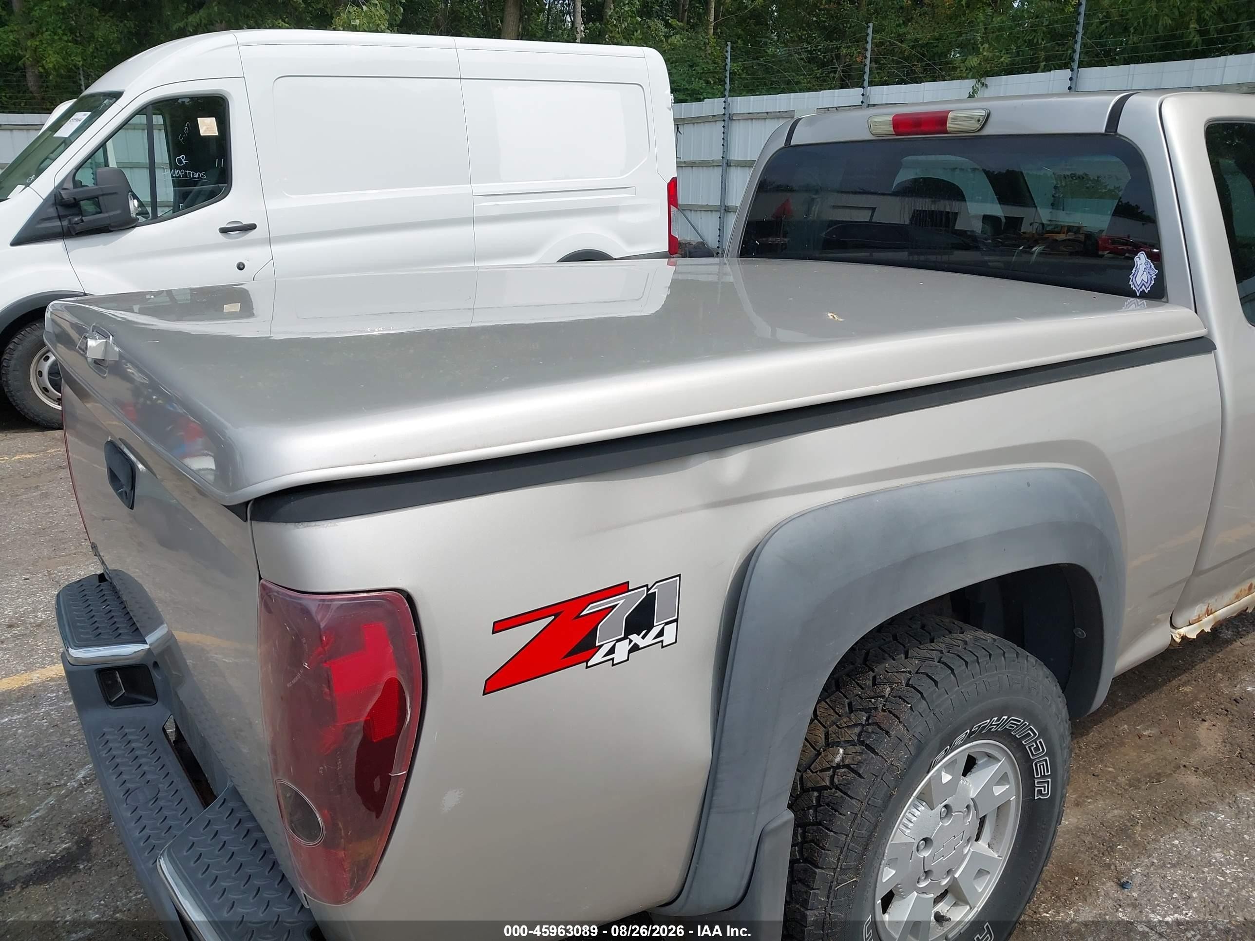 2007 Chevrolet Colorado   Silver vin: 1GCDT19EX78119666