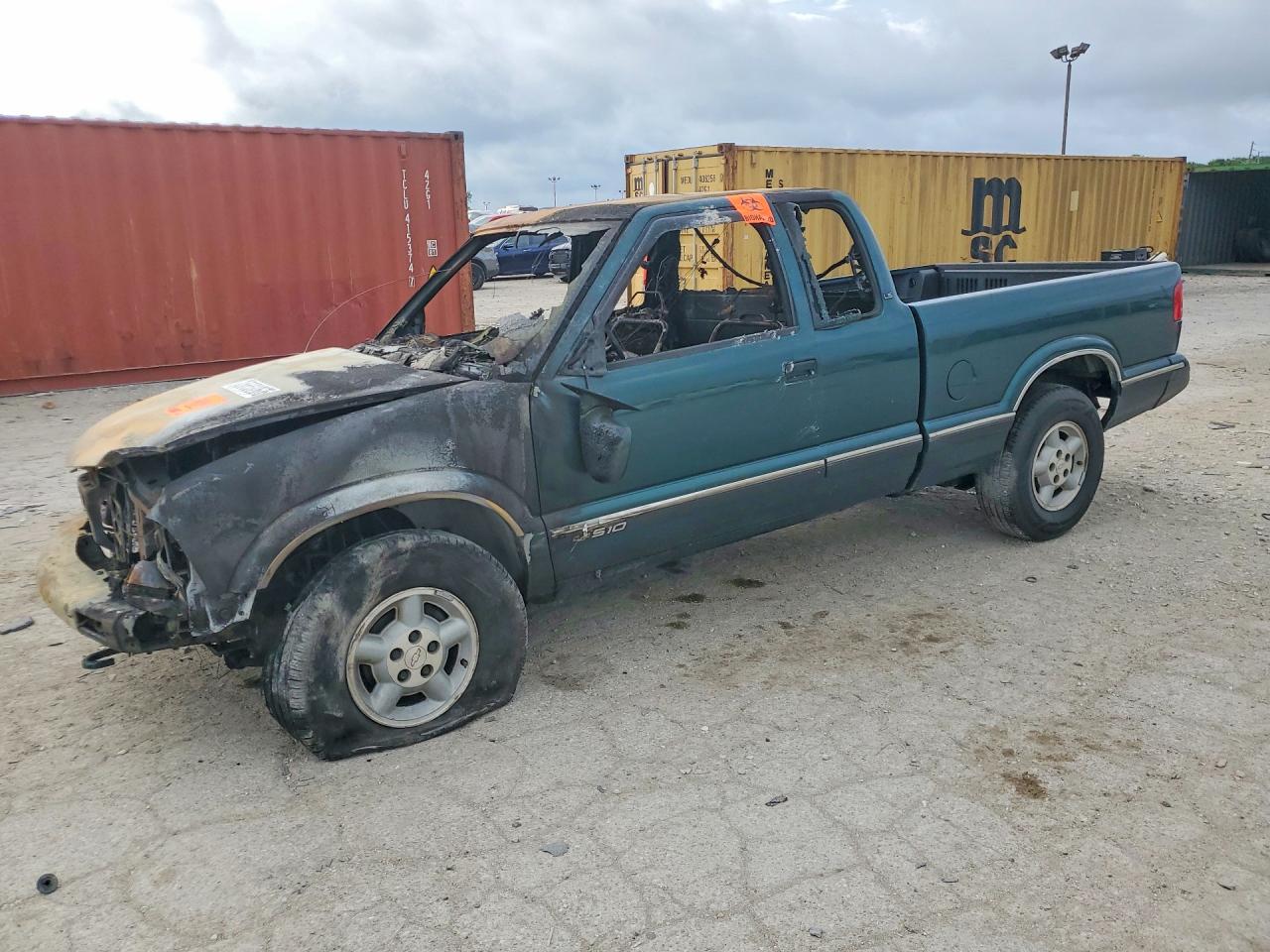 1996 Chevrolet S Truck S10 Green vin: 1GCDT19W0TK153413