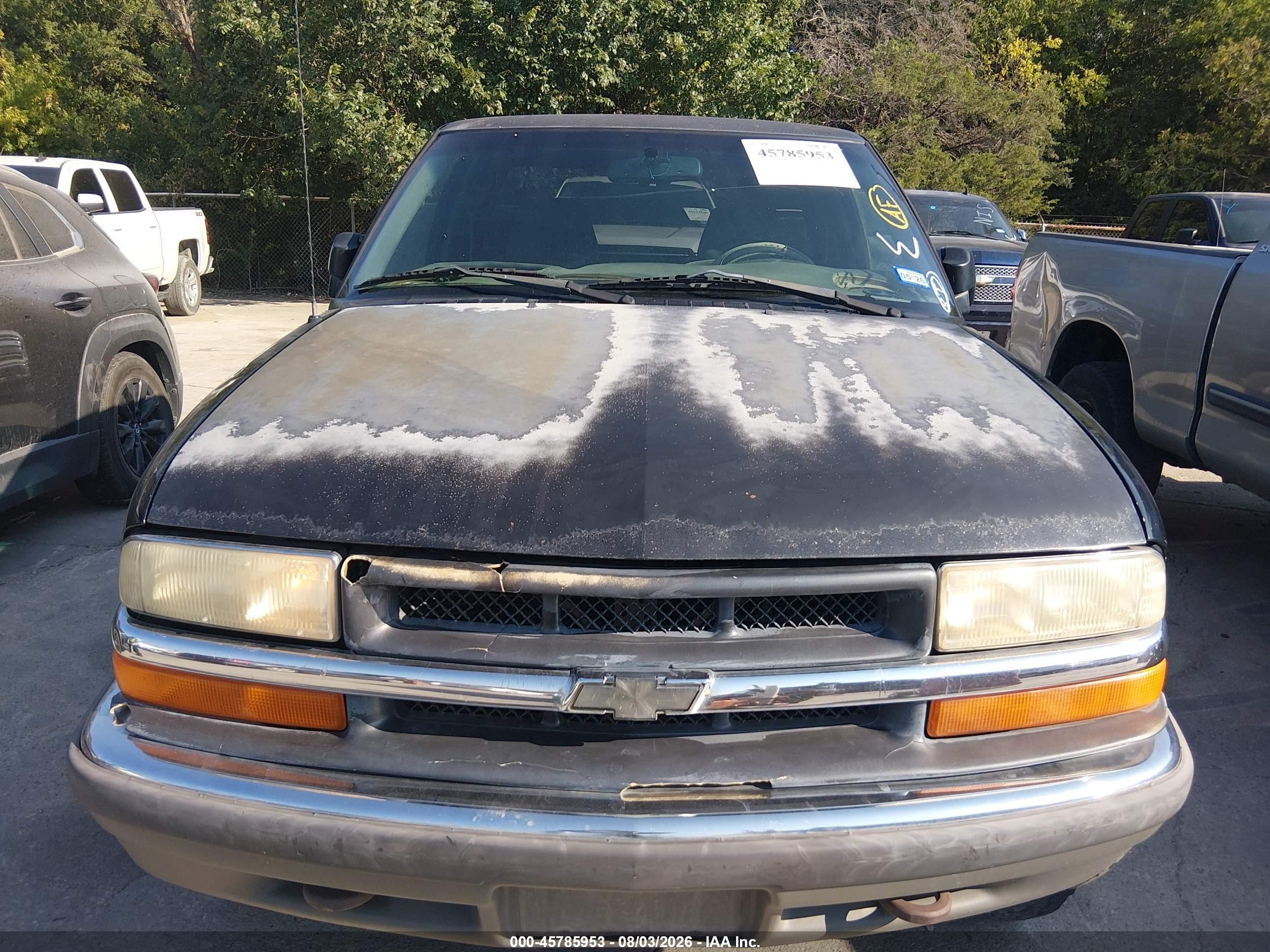 2000 Chevrolet S-10 Ls Черный vin: 1GCDT19W0Y8172693