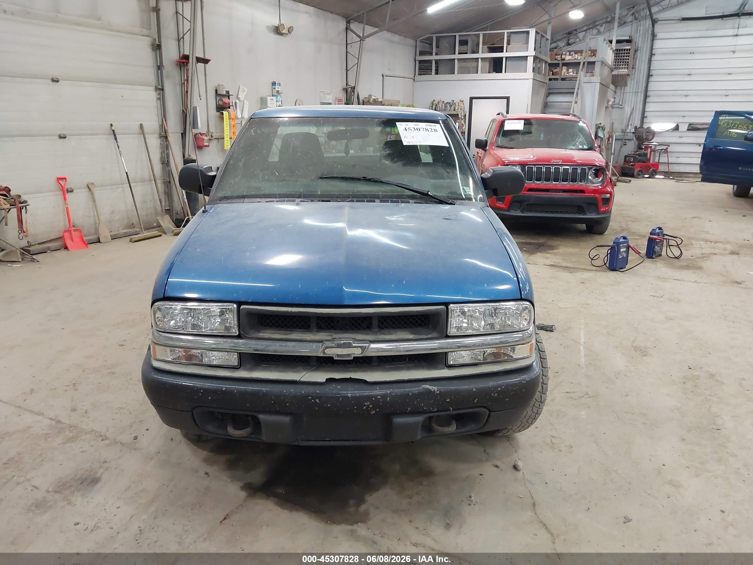 2002 Chevrolet S-10   Blue vin: 1GCDT19W528173538