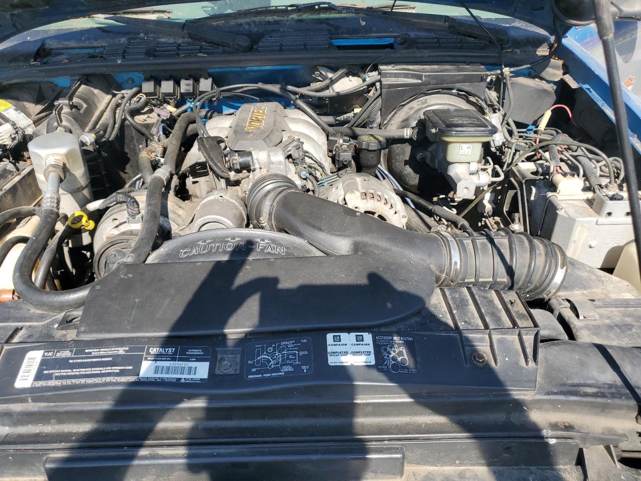 1995 Chevrolet S Truck S10 Синий vin: 1GCDT19W5S8180909