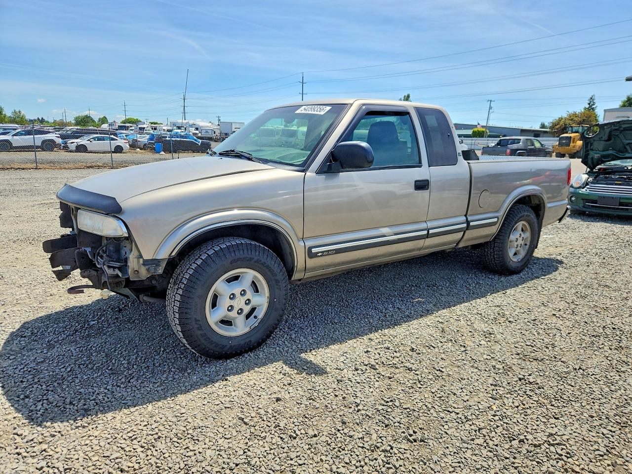 2002 Chevrolet S Truck S10 Silver vin: 1GCDT19W628263748