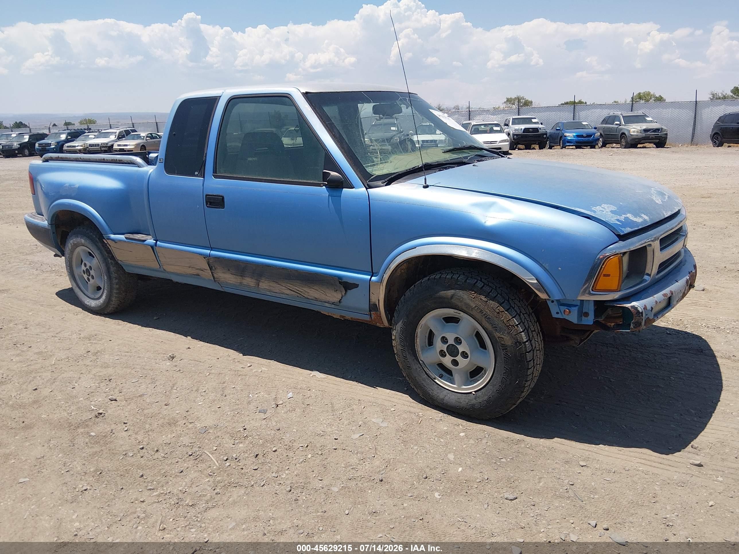 1996 Chevrolet S Truck S10 Синий vin: 1GCDT19W6T8225678