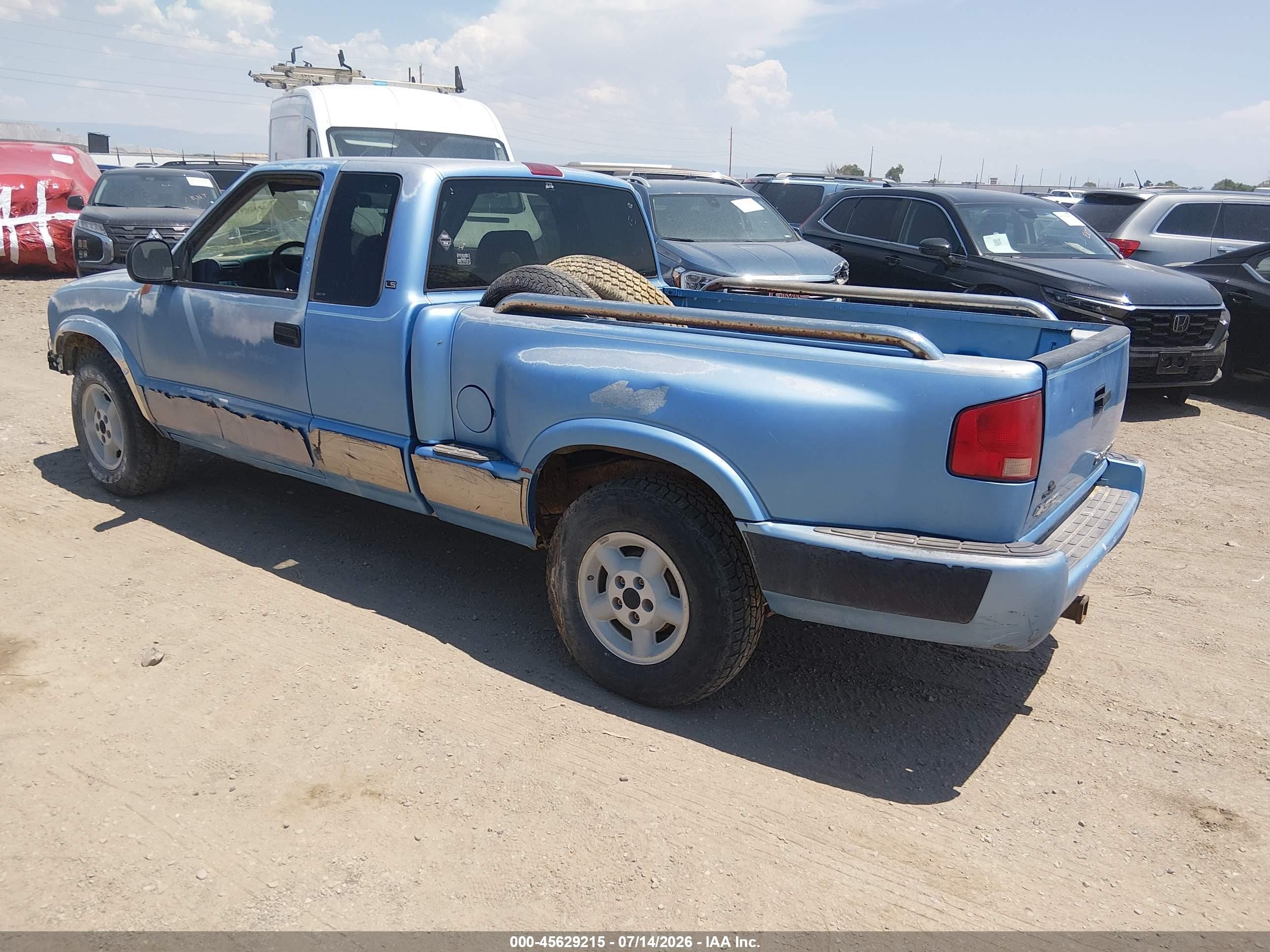 1996 Chevrolet S Truck S10 Синий vin: 1GCDT19W6T8225678