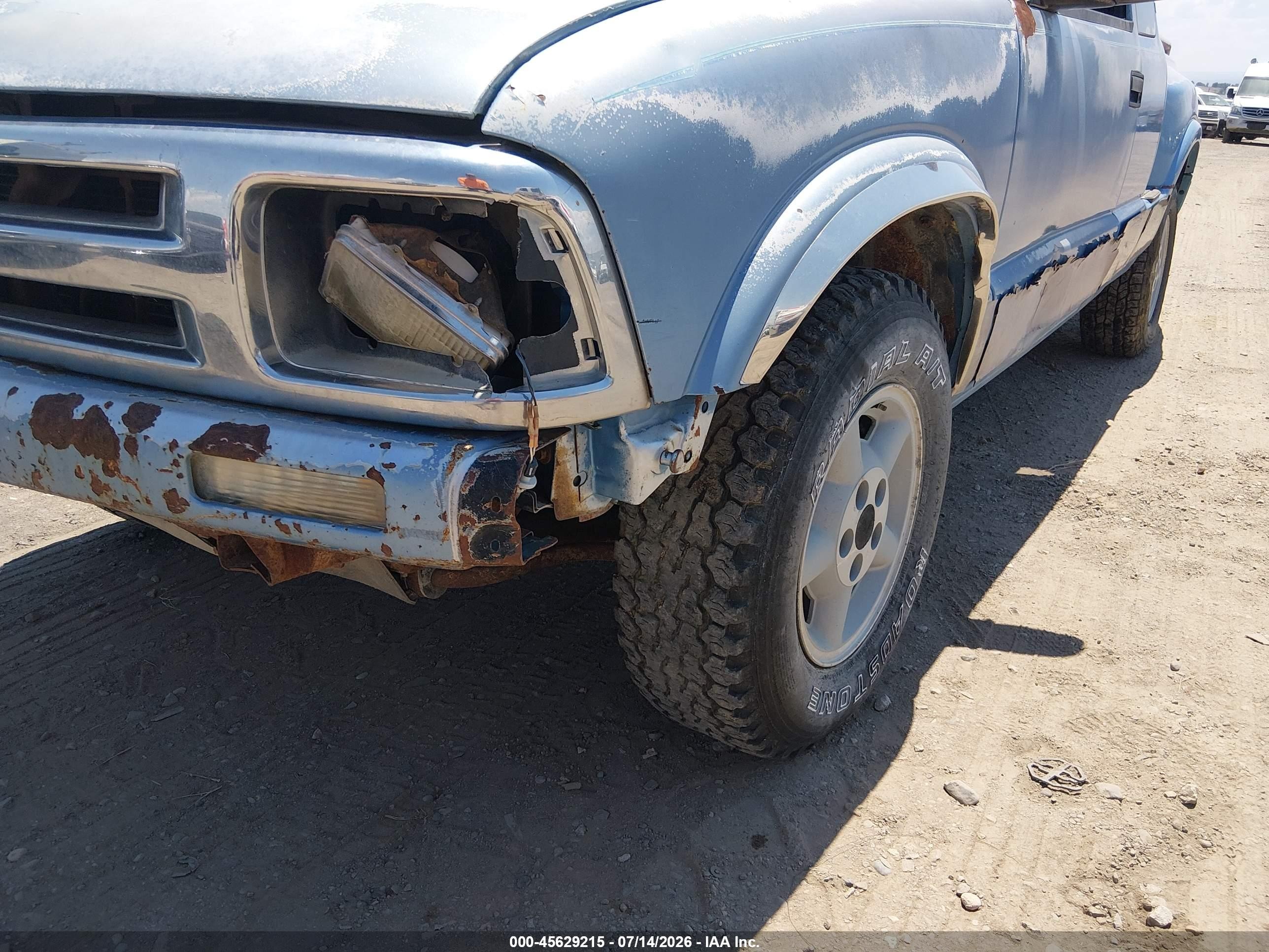 1996 Chevrolet S Truck S10 Синий vin: 1GCDT19W6T8225678
