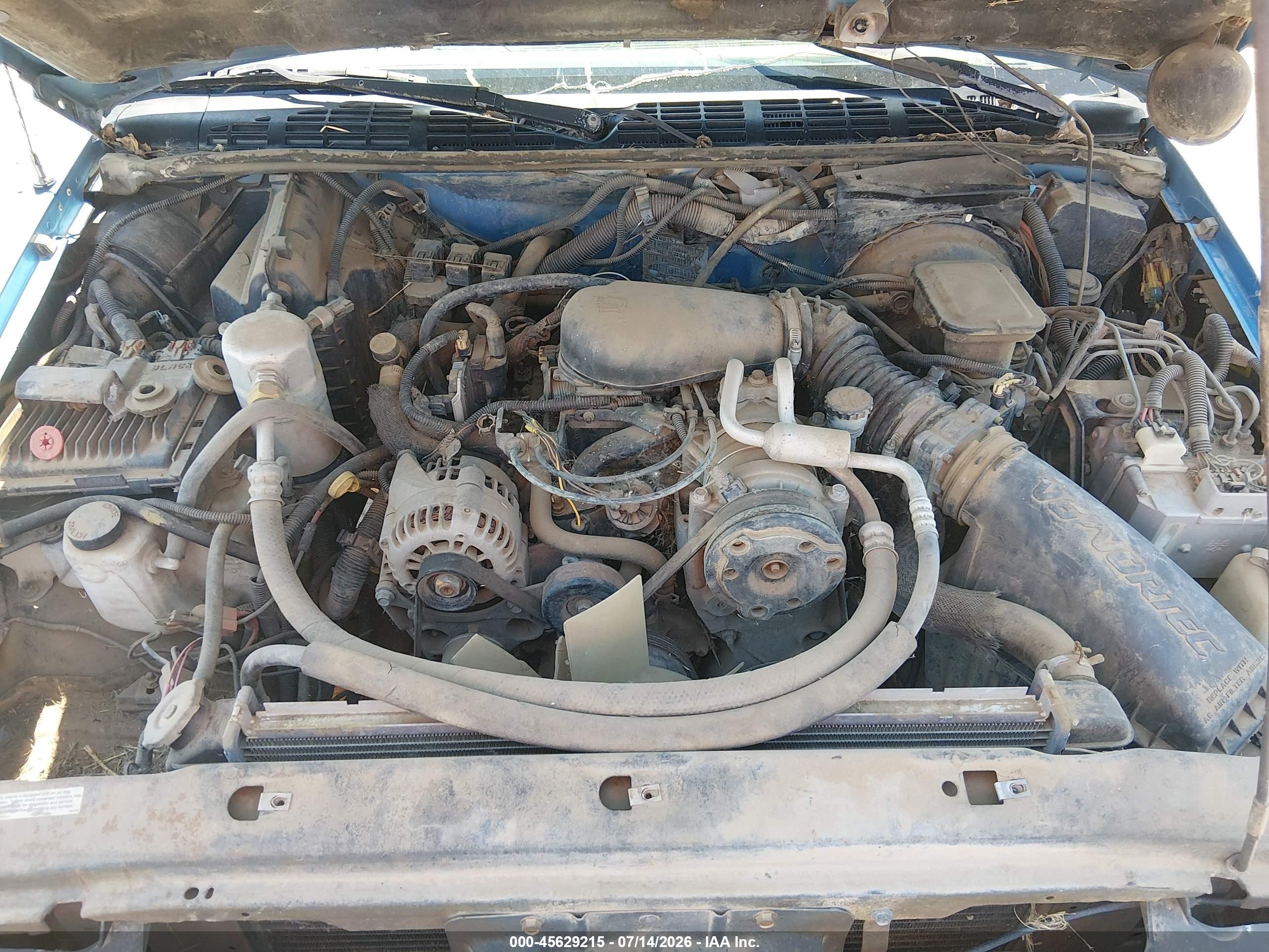 1996 Chevrolet S Truck S10 Синий vin: 1GCDT19W6T8225678