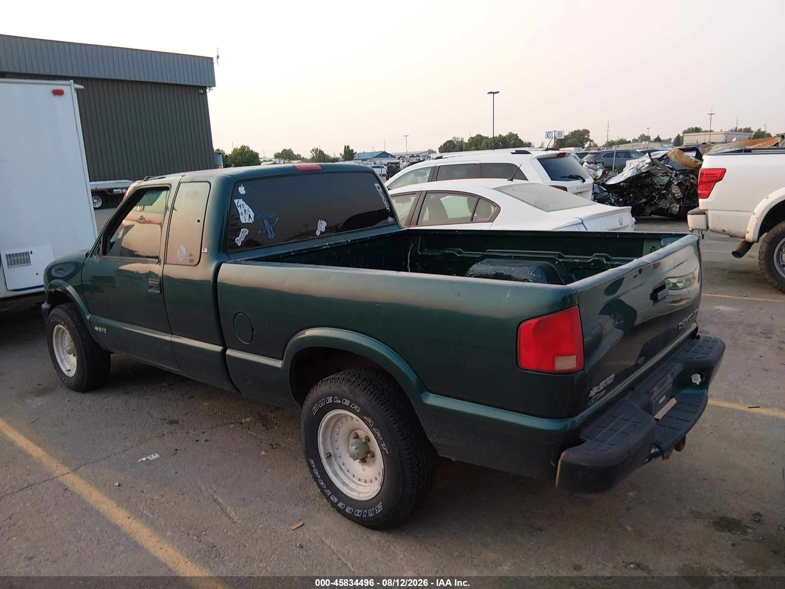 1998 Chevrolet S-10 Ls Зеленый vin: 1GCDT19W6W8193223