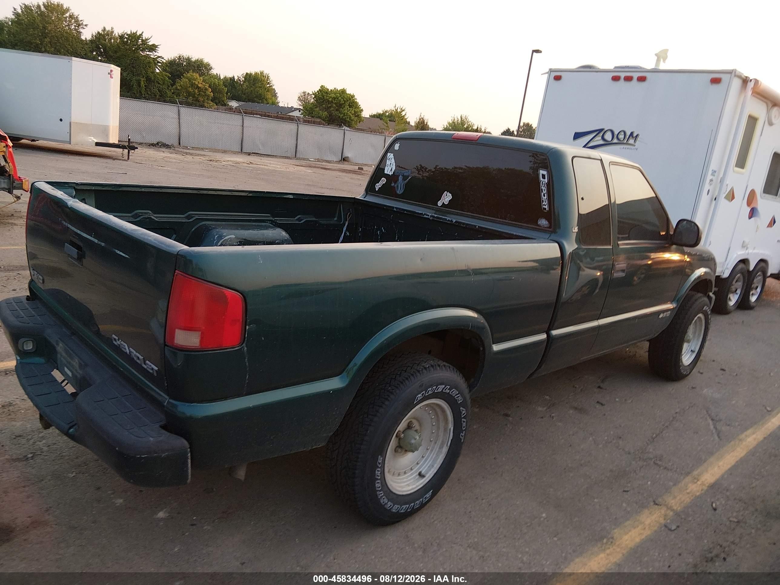 1998 Chevrolet S-10 Ls Зеленый vin: 1GCDT19W6W8193223