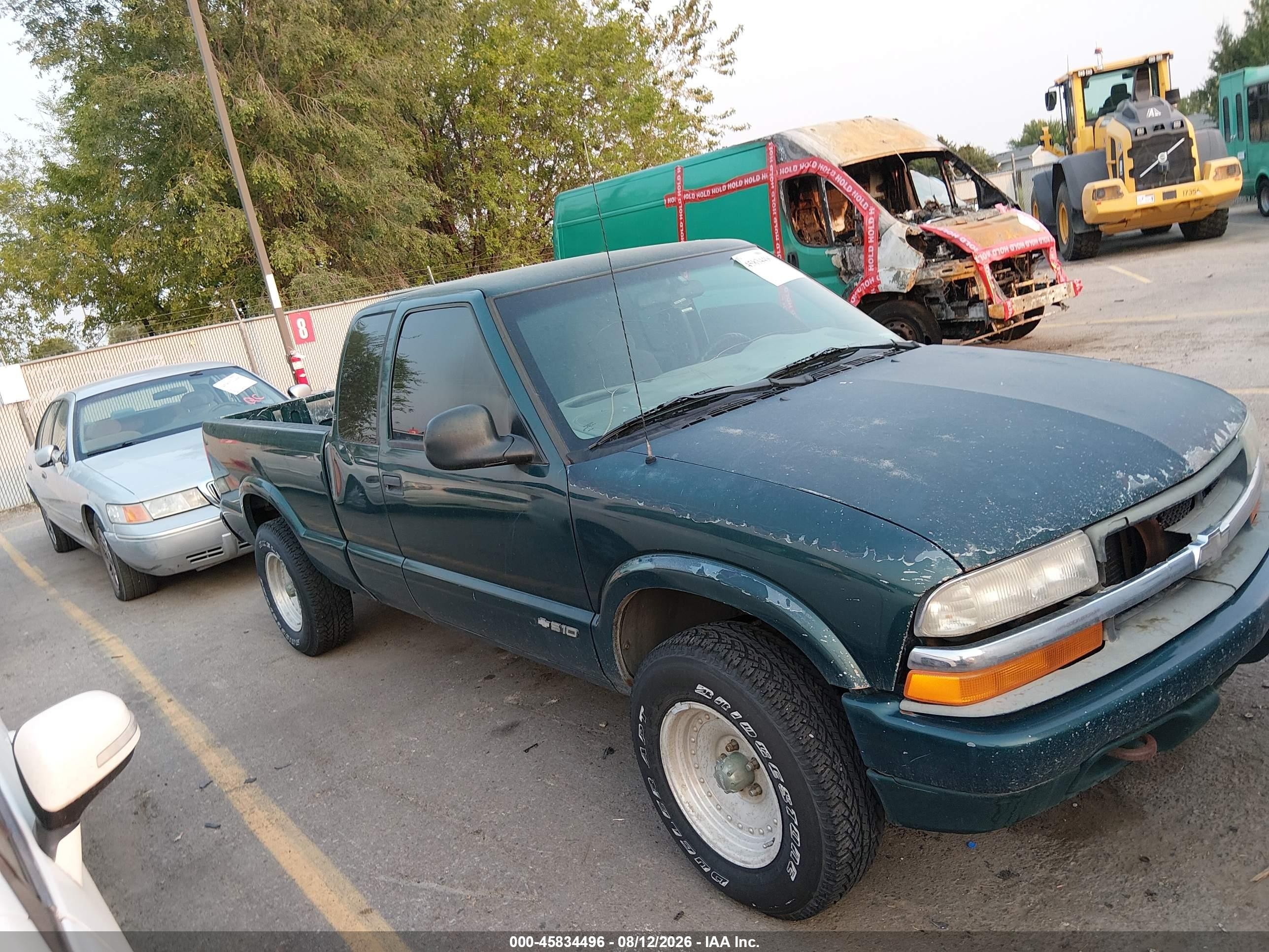 1998 Chevrolet S-10 Ls Зеленый vin: 1GCDT19W6W8193223