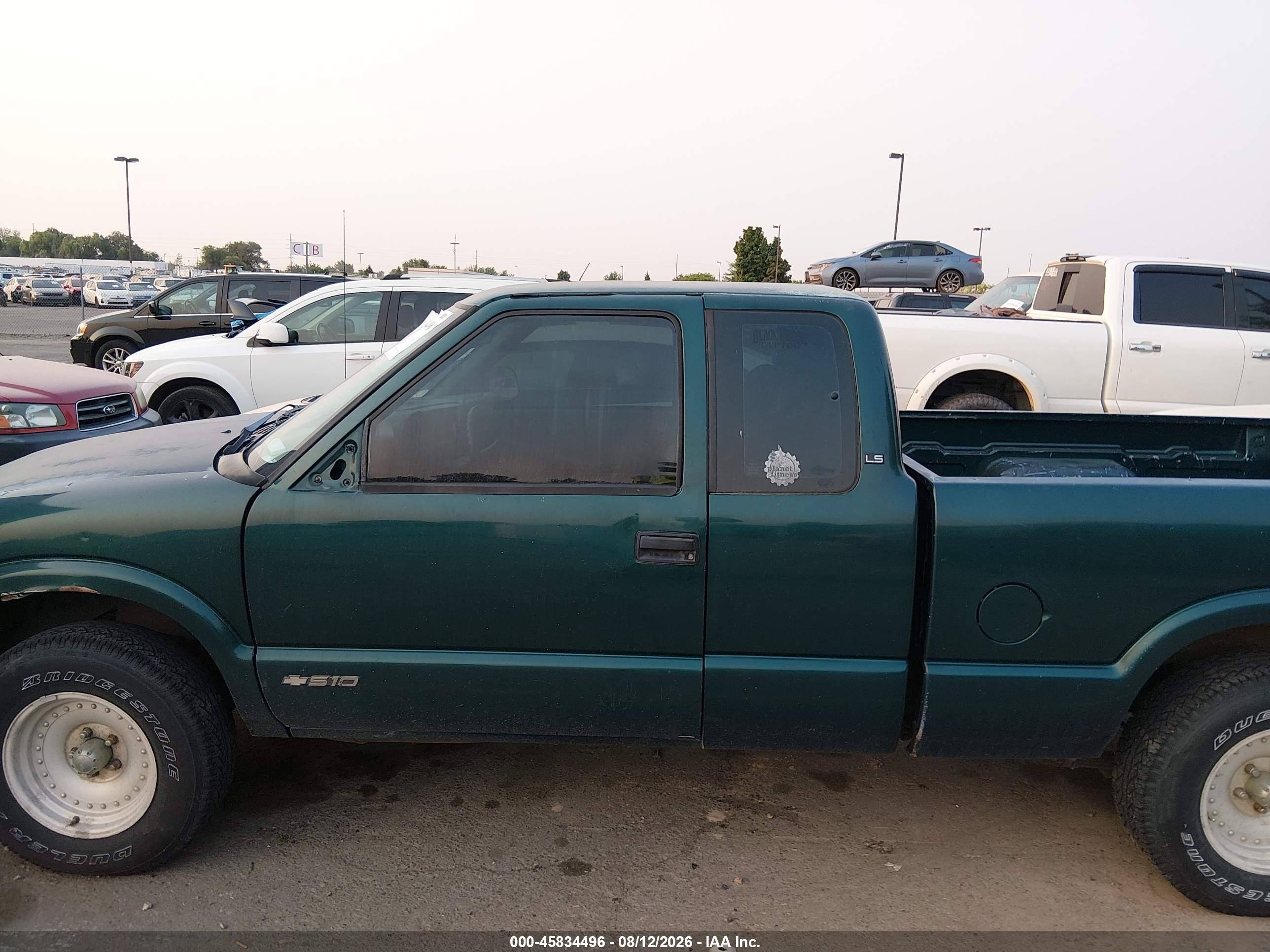 1998 Chevrolet S-10 Ls Зеленый vin: 1GCDT19W6W8193223