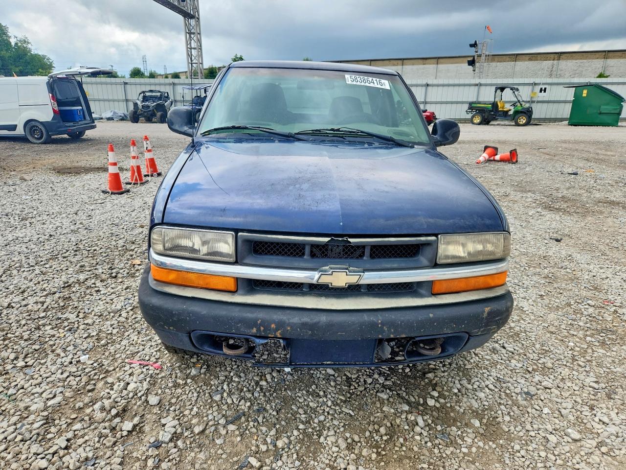 2000 Chevrolet S Truck S10 Blue vin: 1GCDT19W9Y8102884