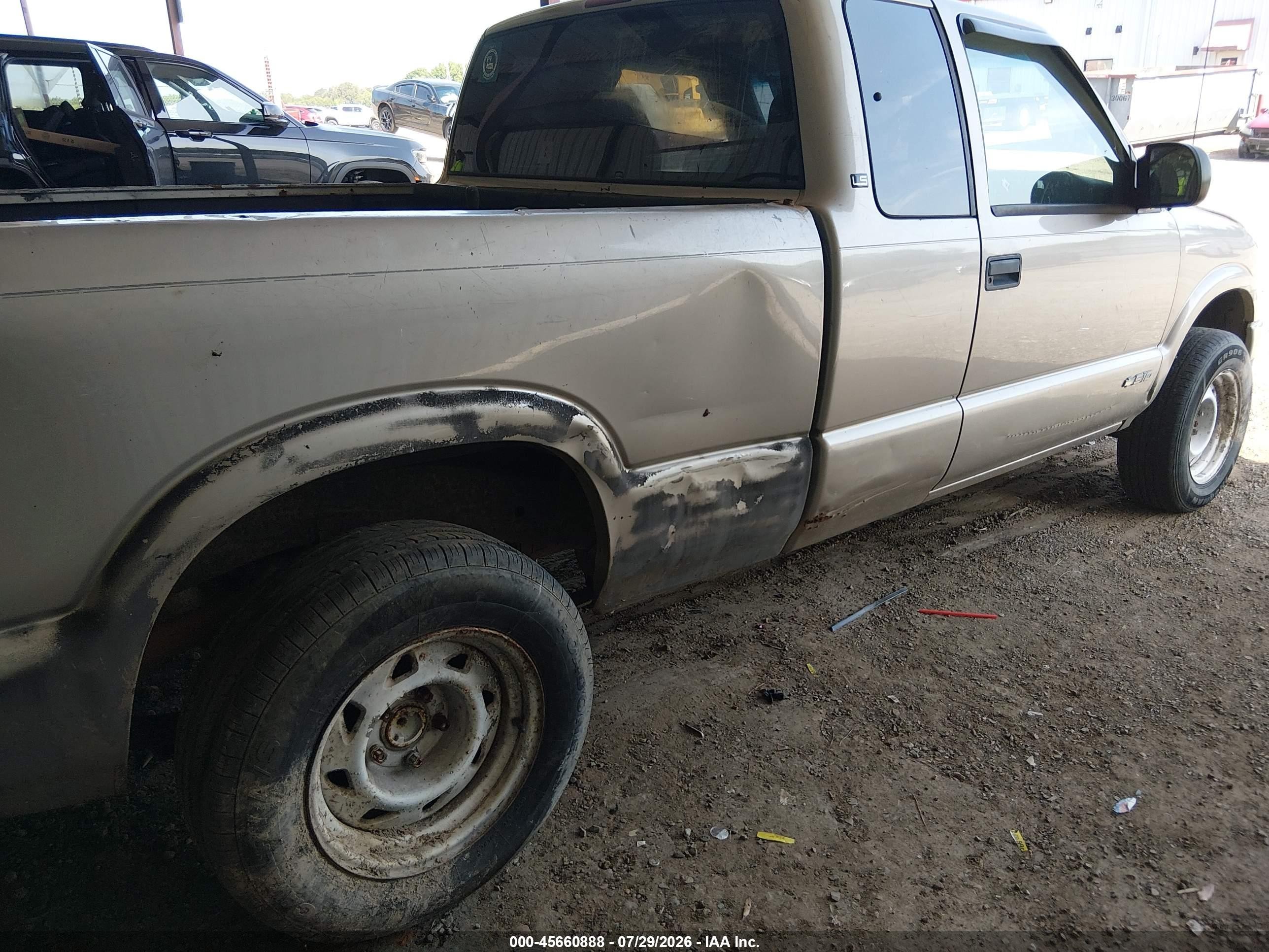 1999 Chevrolet S-10 Ls Желто-коричневый vin: 1GCDT19X1X8161435
