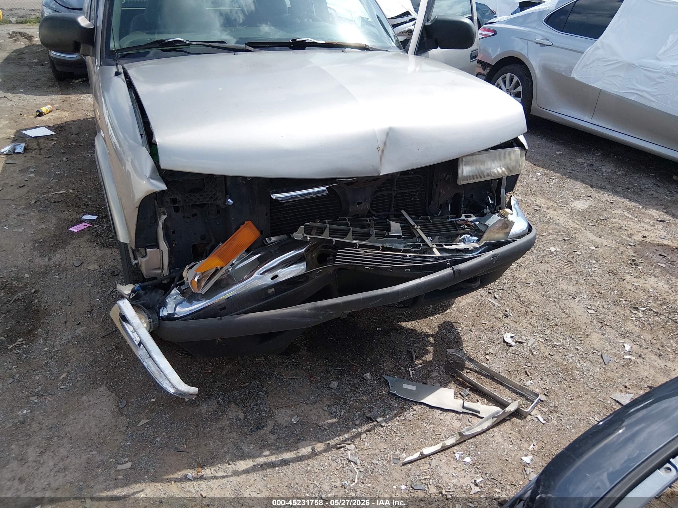 1999 Chevrolet S-10 Ls Серый vin: 1GCDT19X3XK165974