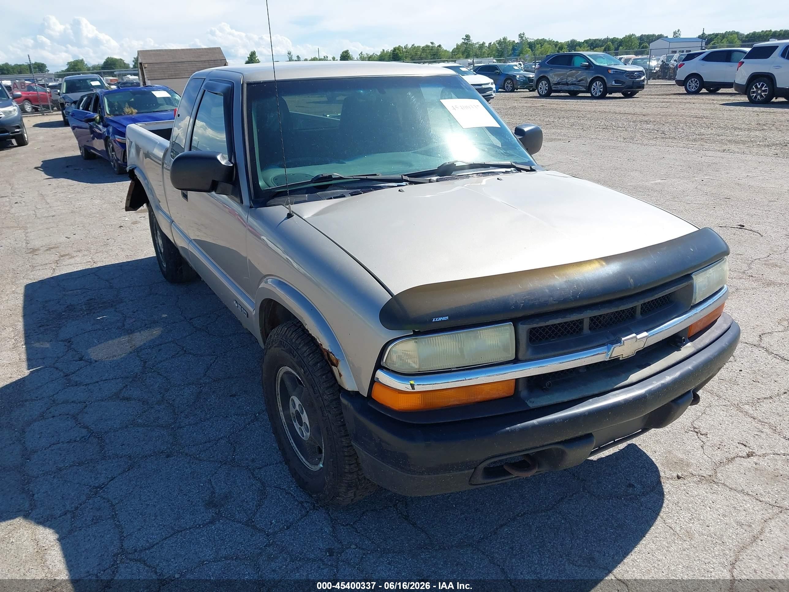 2003 Chevrolet S-10 Ls Gray vin: 1GCDT19X438162461