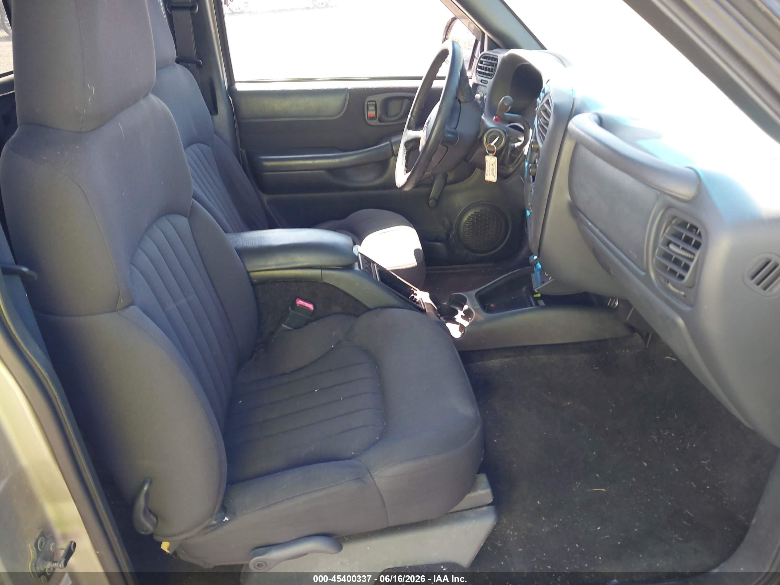 2003 Chevrolet S-10 Ls Gray vin: 1GCDT19X438162461