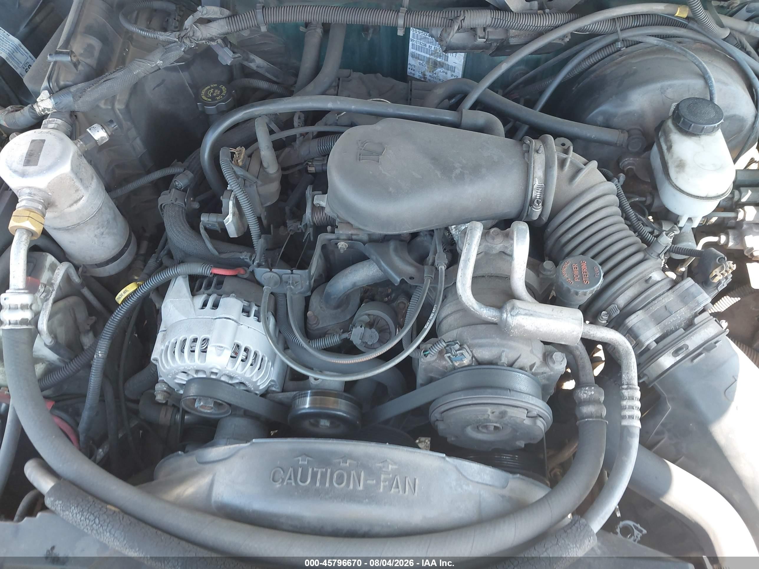 1999 Chevrolet S-10 Ls Green vin: 1GCDT19X7X8158622