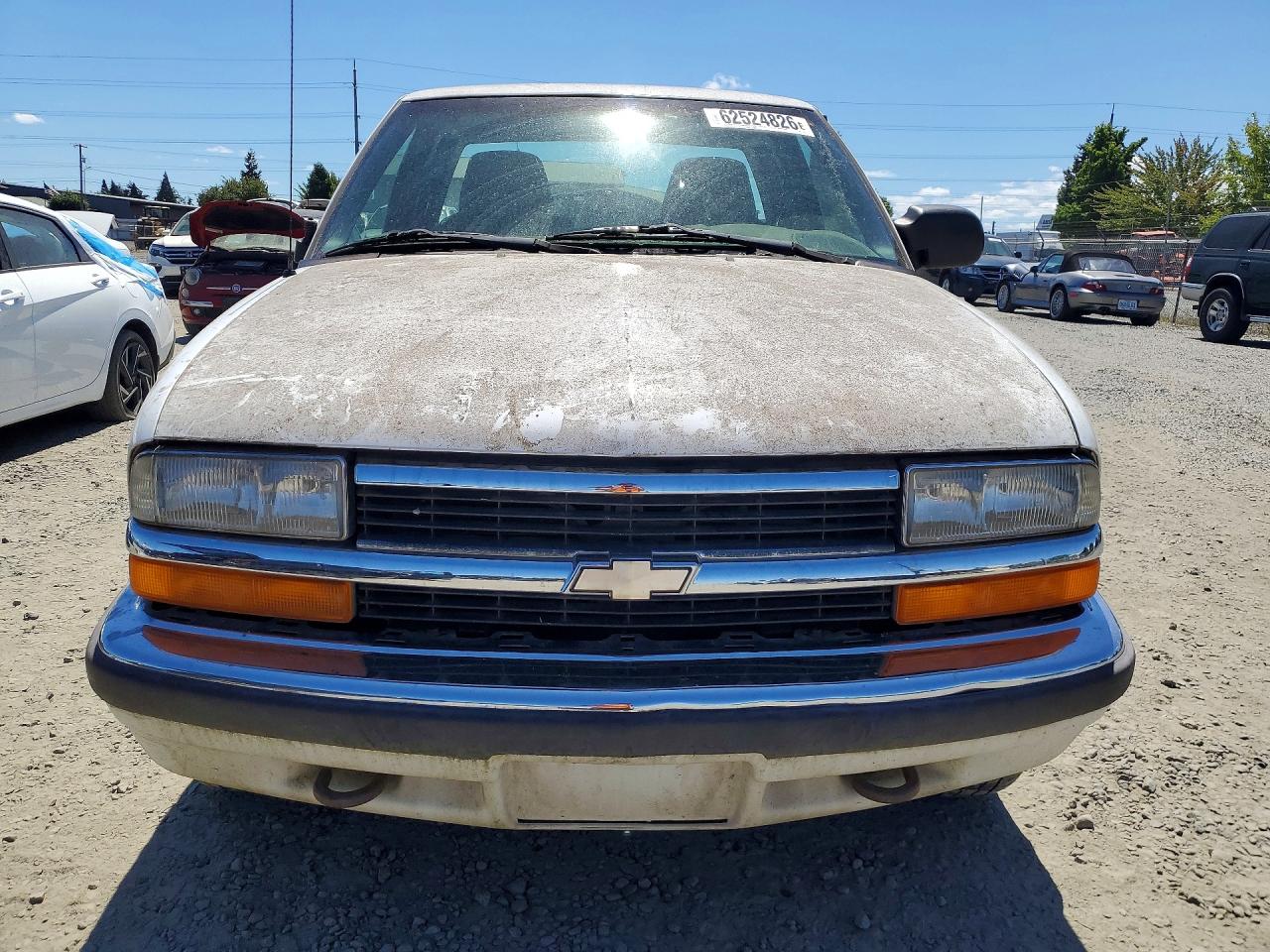 1999 Chevrolet S Truck S10 White vin: 1GCDT19XXXK155393