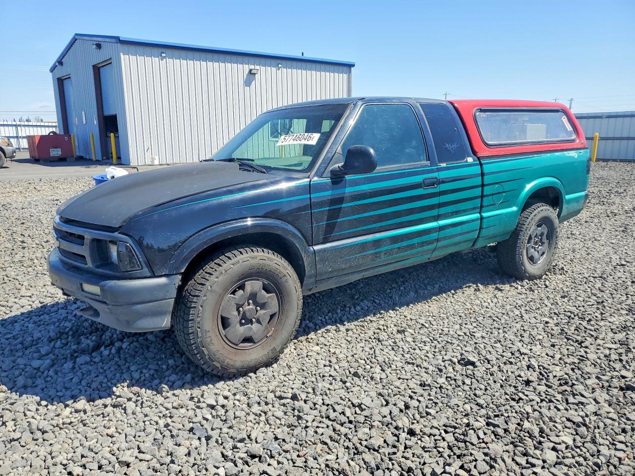 1995 Chevrolet S Truck S10 Green vin: 1GCDT19Z3S8225789
