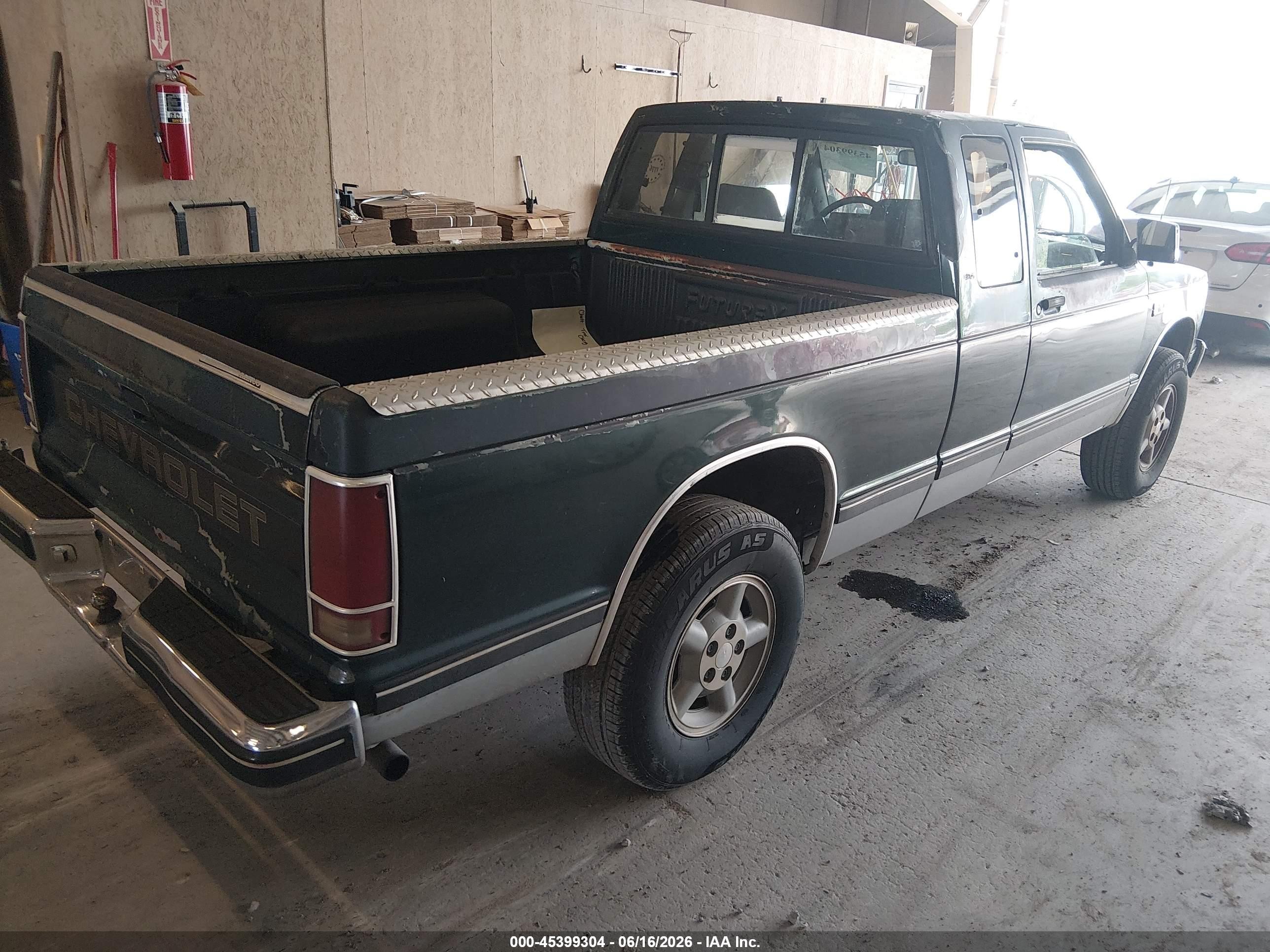 1989 Chevrolet S Truck S10 Green vin: 1GCDT19Z4K2272591