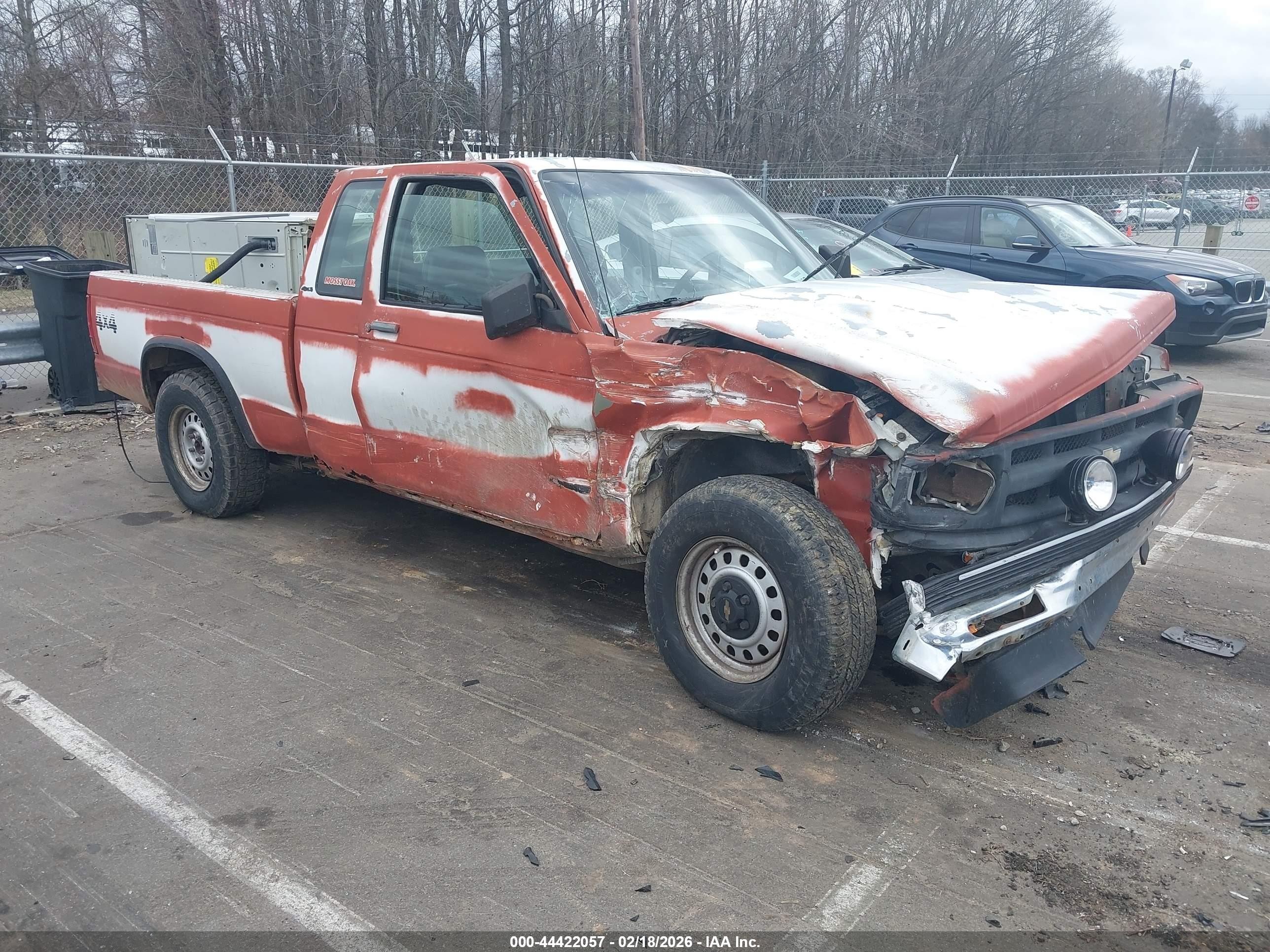1993 Chevrolet S Truck S10 Red vin: 1GCDT19Z4P8194558