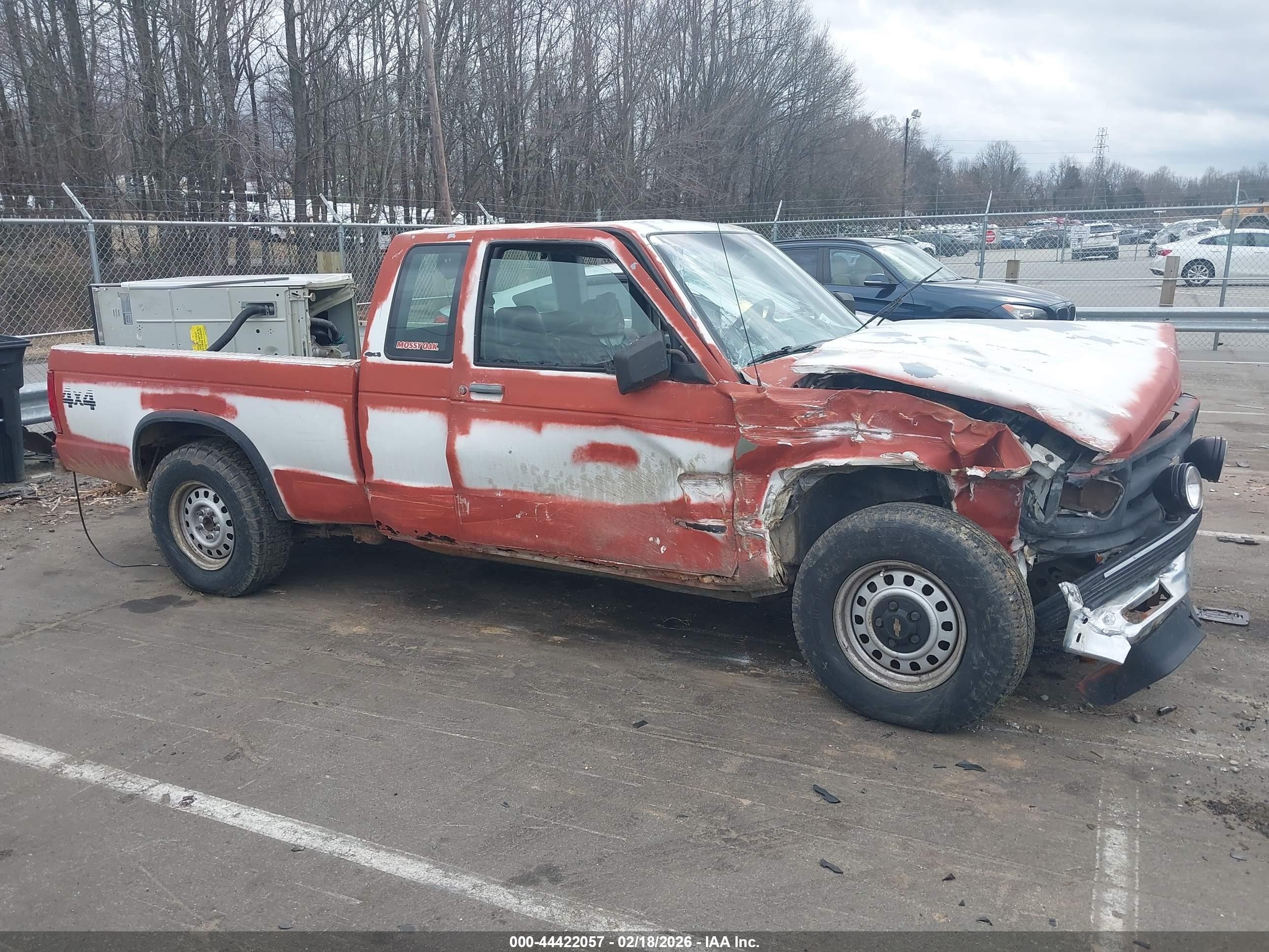 1993 Chevrolet S Truck S10 Red vin: 1GCDT19Z4P8194558