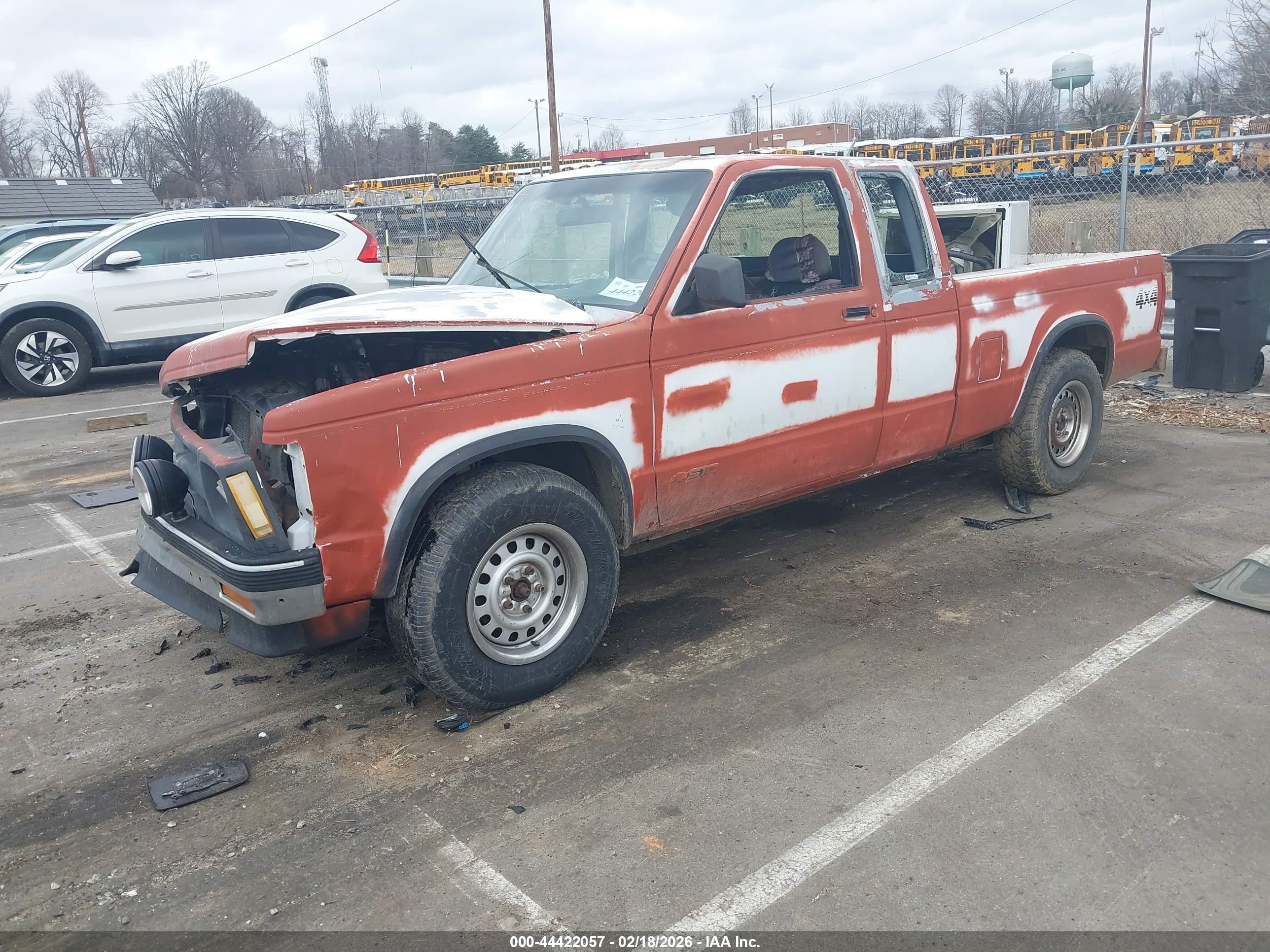 1993 Chevrolet S Truck S10 Red vin: 1GCDT19Z4P8194558