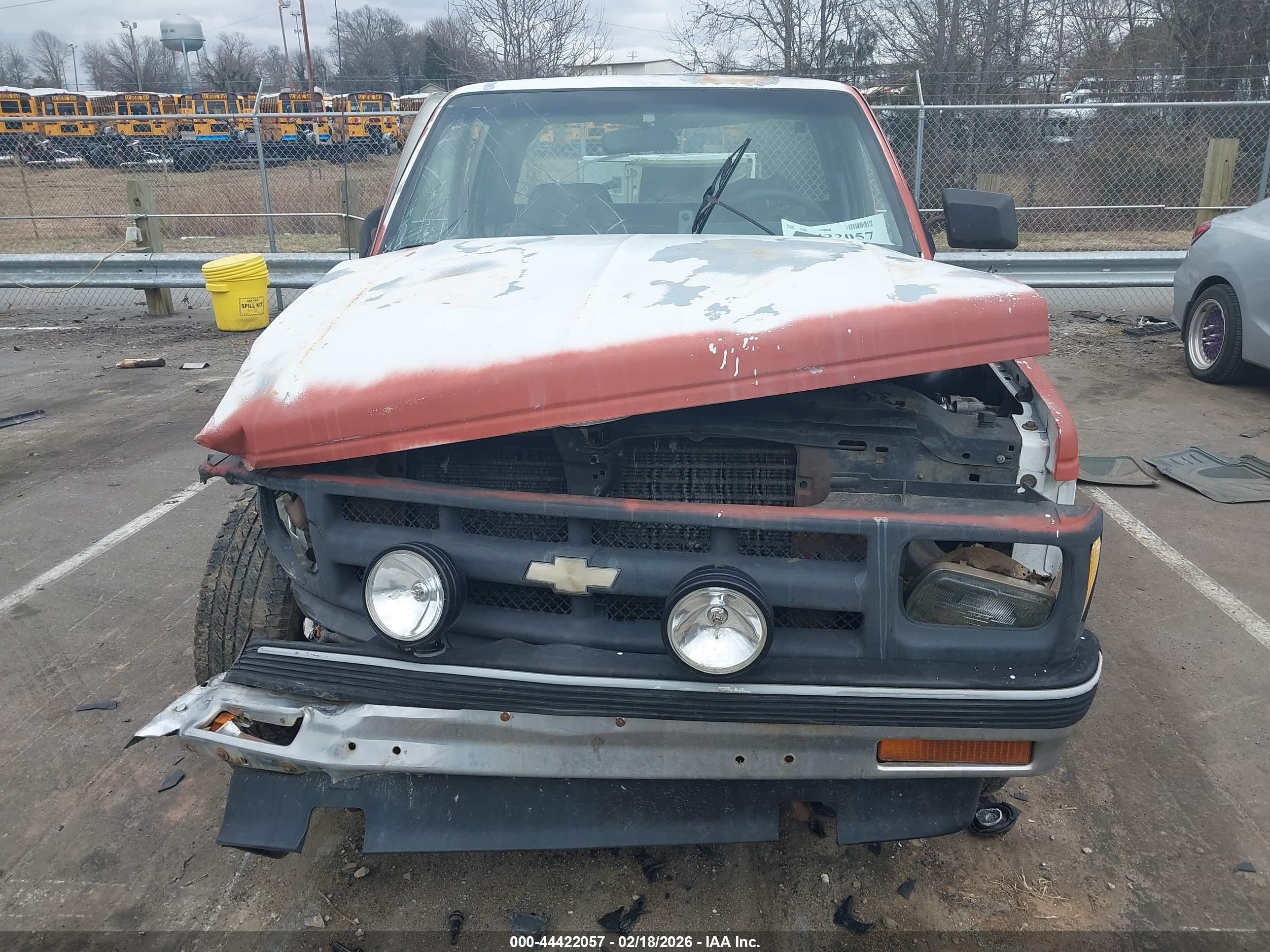 1993 Chevrolet S Truck S10 Red vin: 1GCDT19Z4P8194558