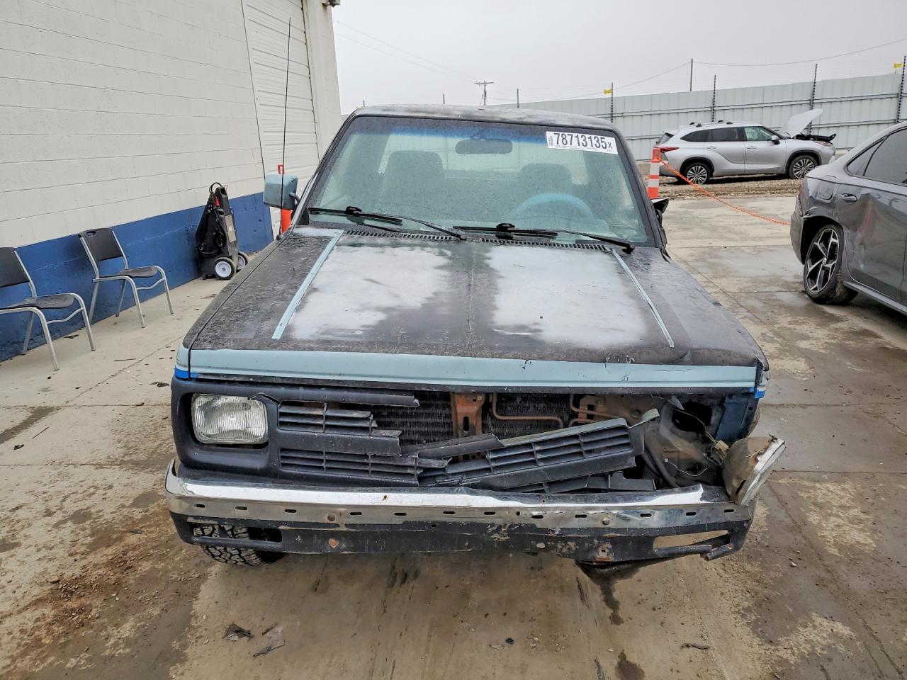 1992 Chev S Truck S10 Blue vin: 1GCDT19ZXN2160947