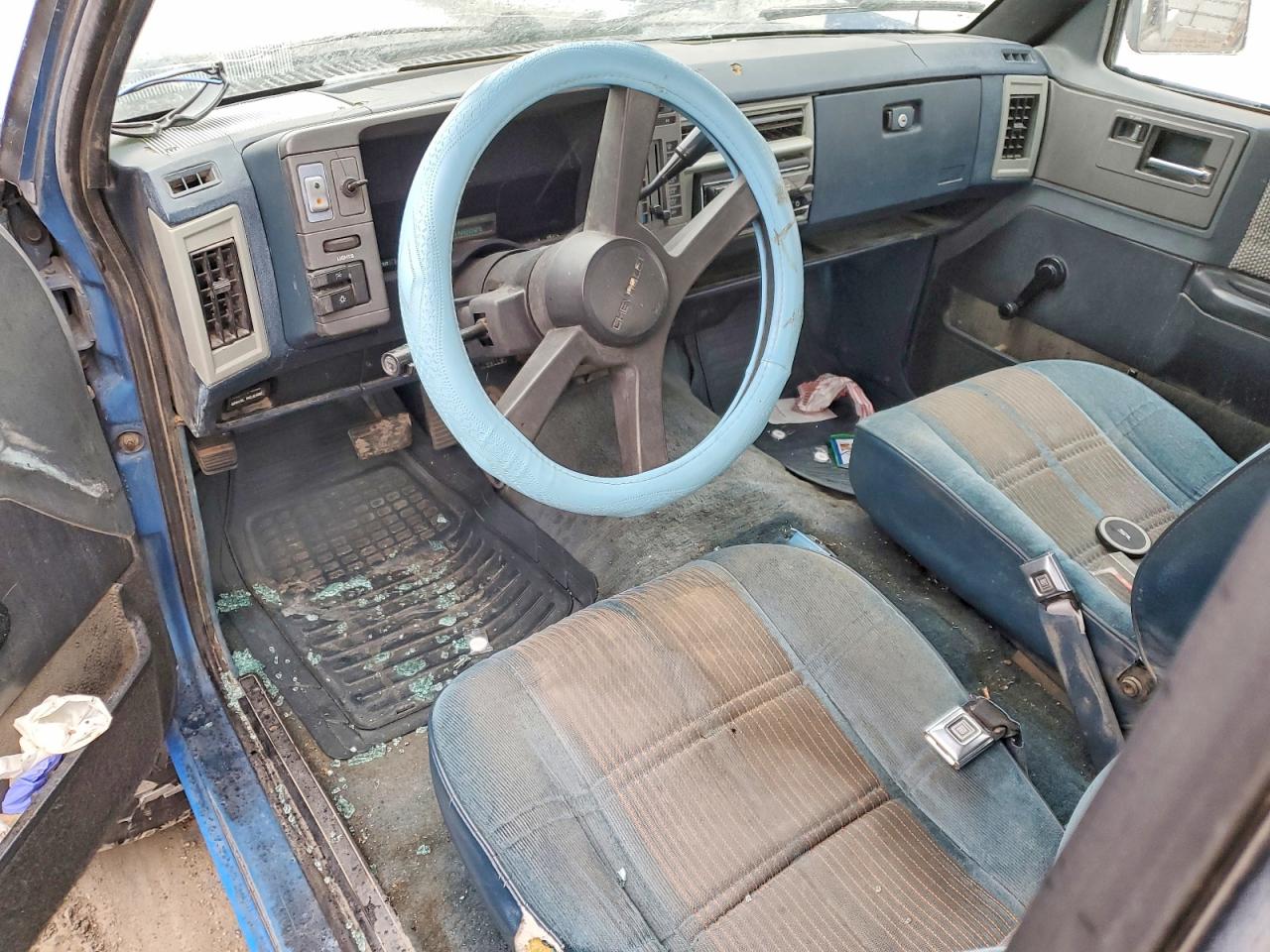 1992 Chev S Truck S10 Blue vin: 1GCDT19ZXN2160947