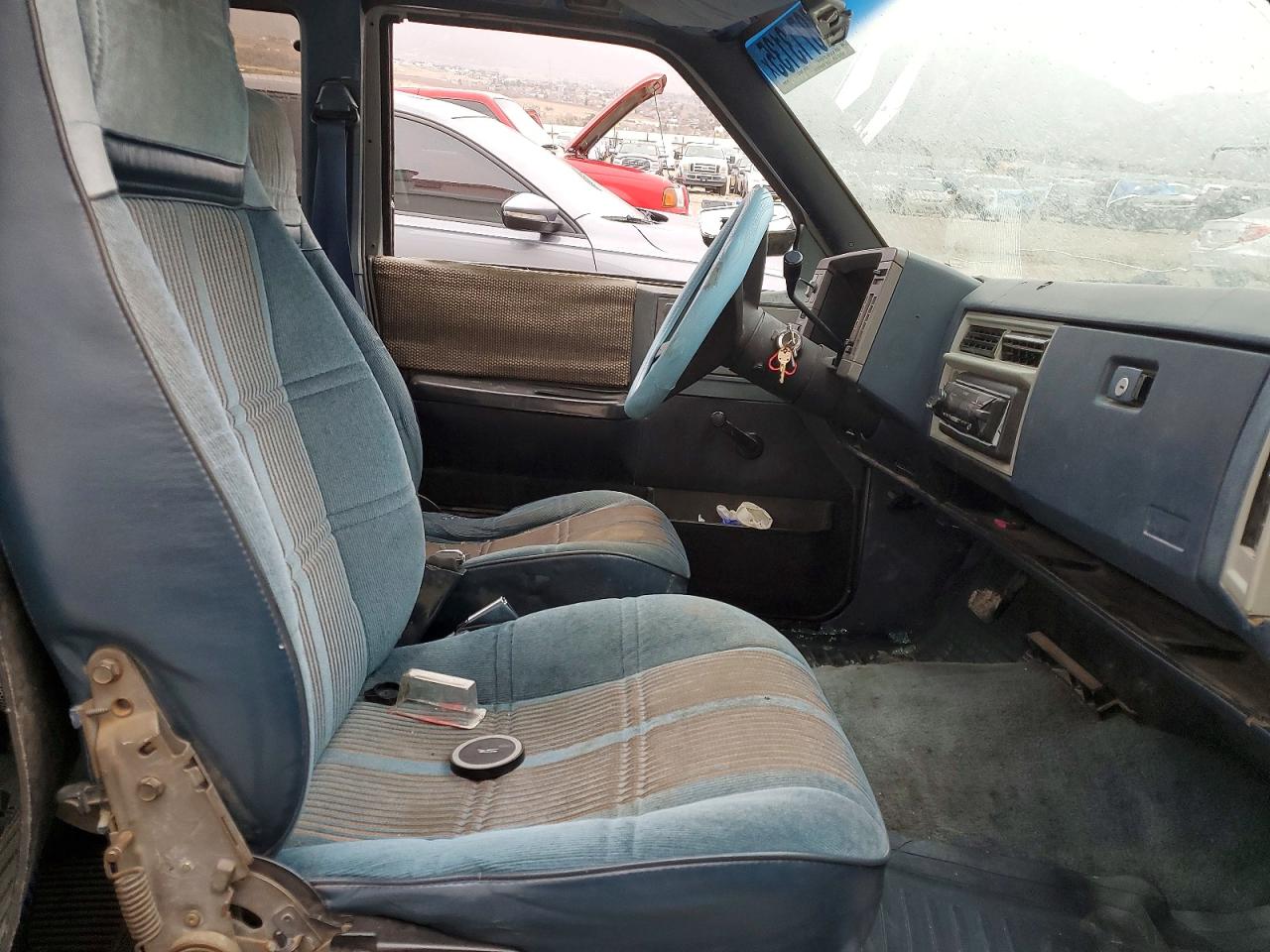 1992 Chev S Truck S10 Blue vin: 1GCDT19ZXN2160947