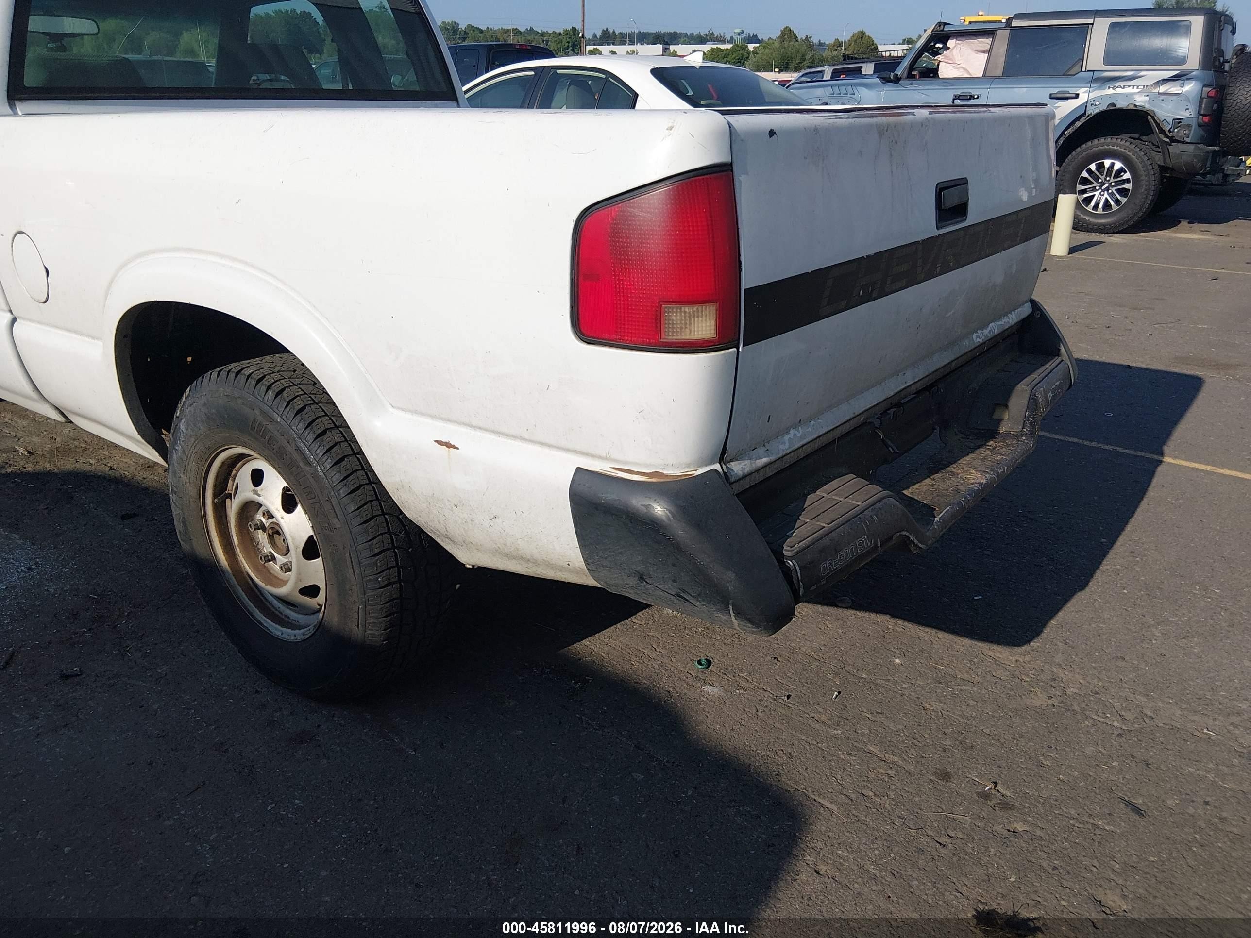 1995 Chevrolet S Truck S10 Белый vin: 1GCDT19ZXS8231587