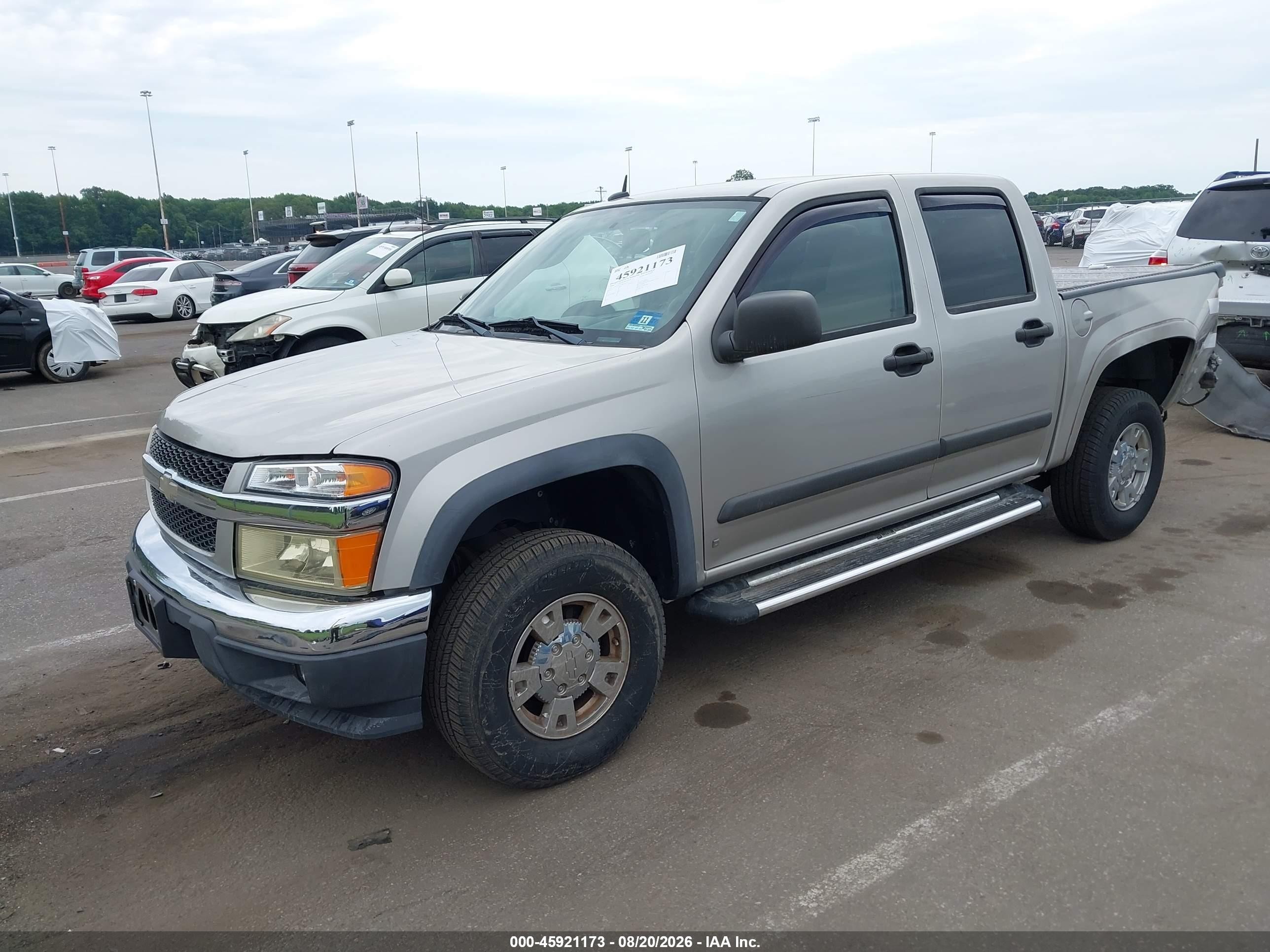 2008 Chevrolet Colorado Lt Gray vin: 1GCDT33E288216575